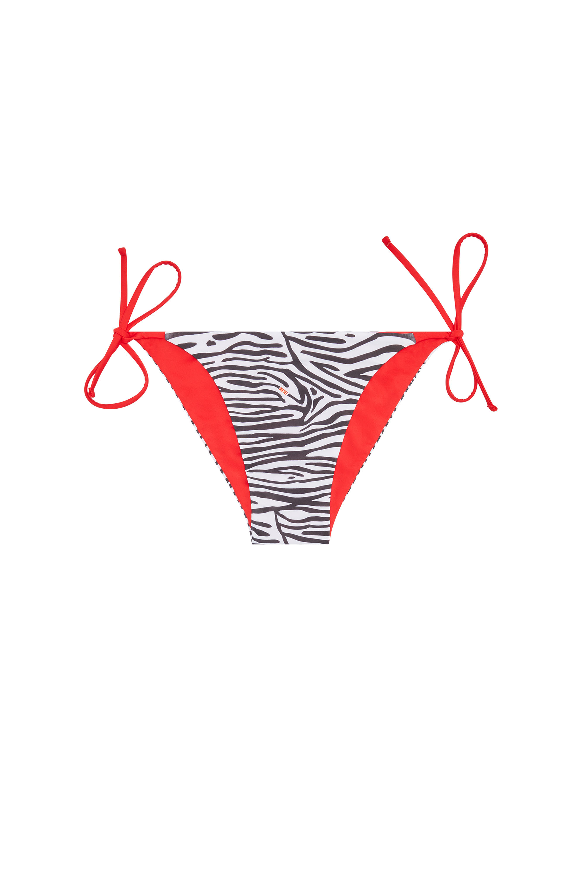 Diesel - Slip bikini reversibili con stampa zebrata - Slip bikini - Donna - Multicolor