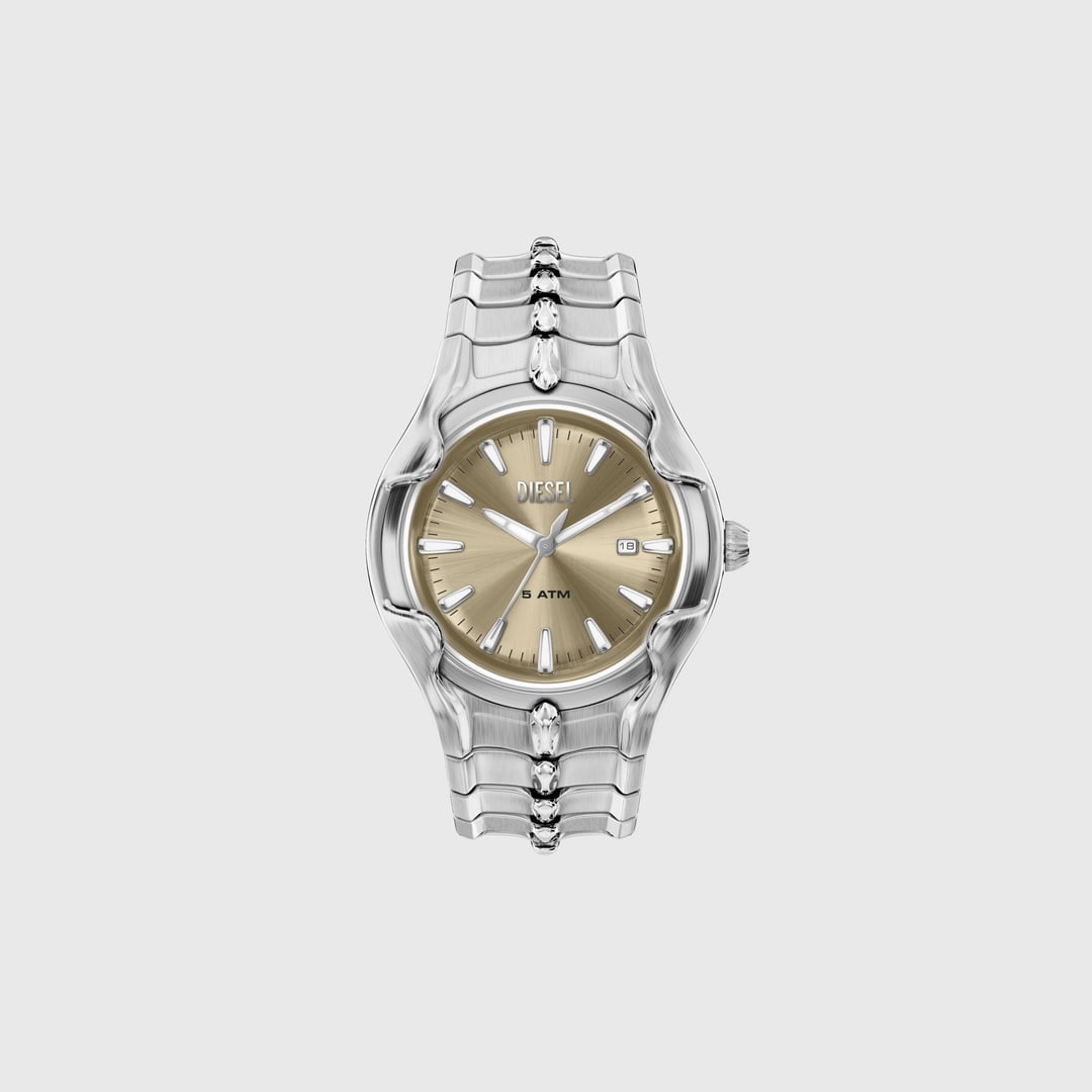 Diesel - Vert Stainless Steel Watch - Timeframes - Man - Silver
