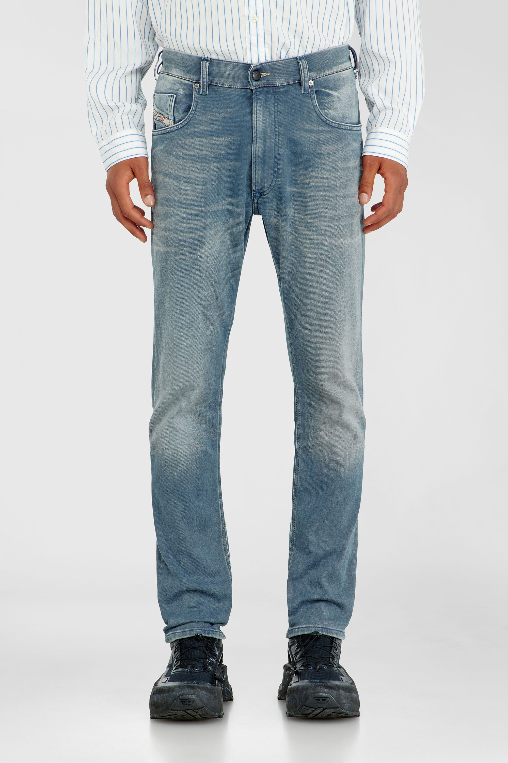 Diesel Regular Regular Waist 2032 D-Krooley-BW Joggjeans, Light blue, Elastic waistband
