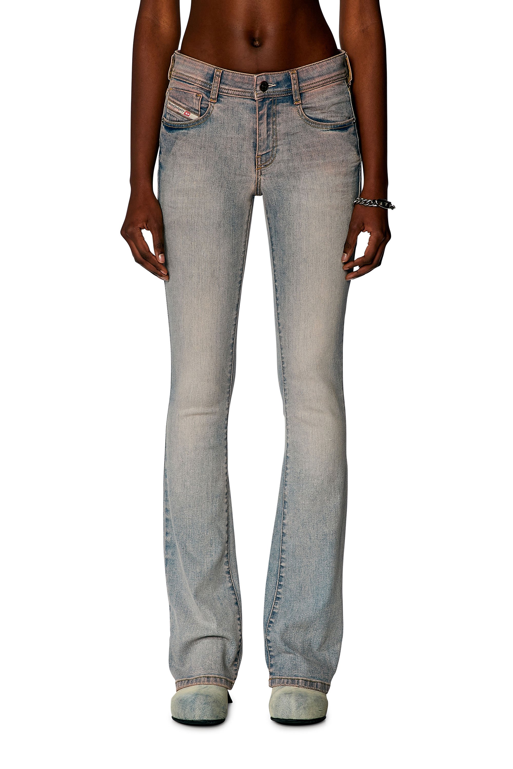 Diesel - Bootcut and Flare Jeans - 1969 D-Ebbey - Jeans - Woman - Blue