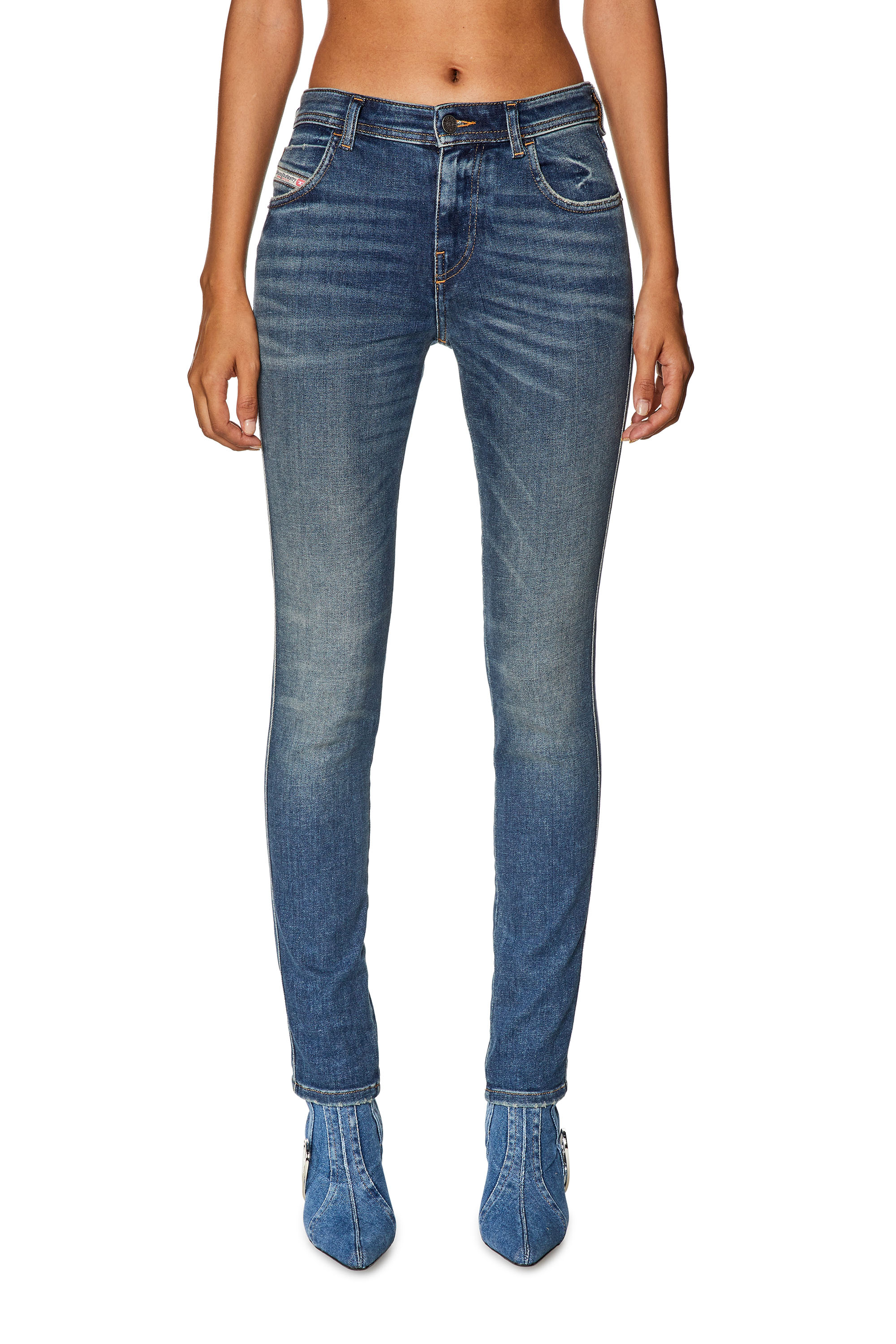 Diesel - Skinny Jeans - 2015 Babhila - Jeans - Woman - Blue