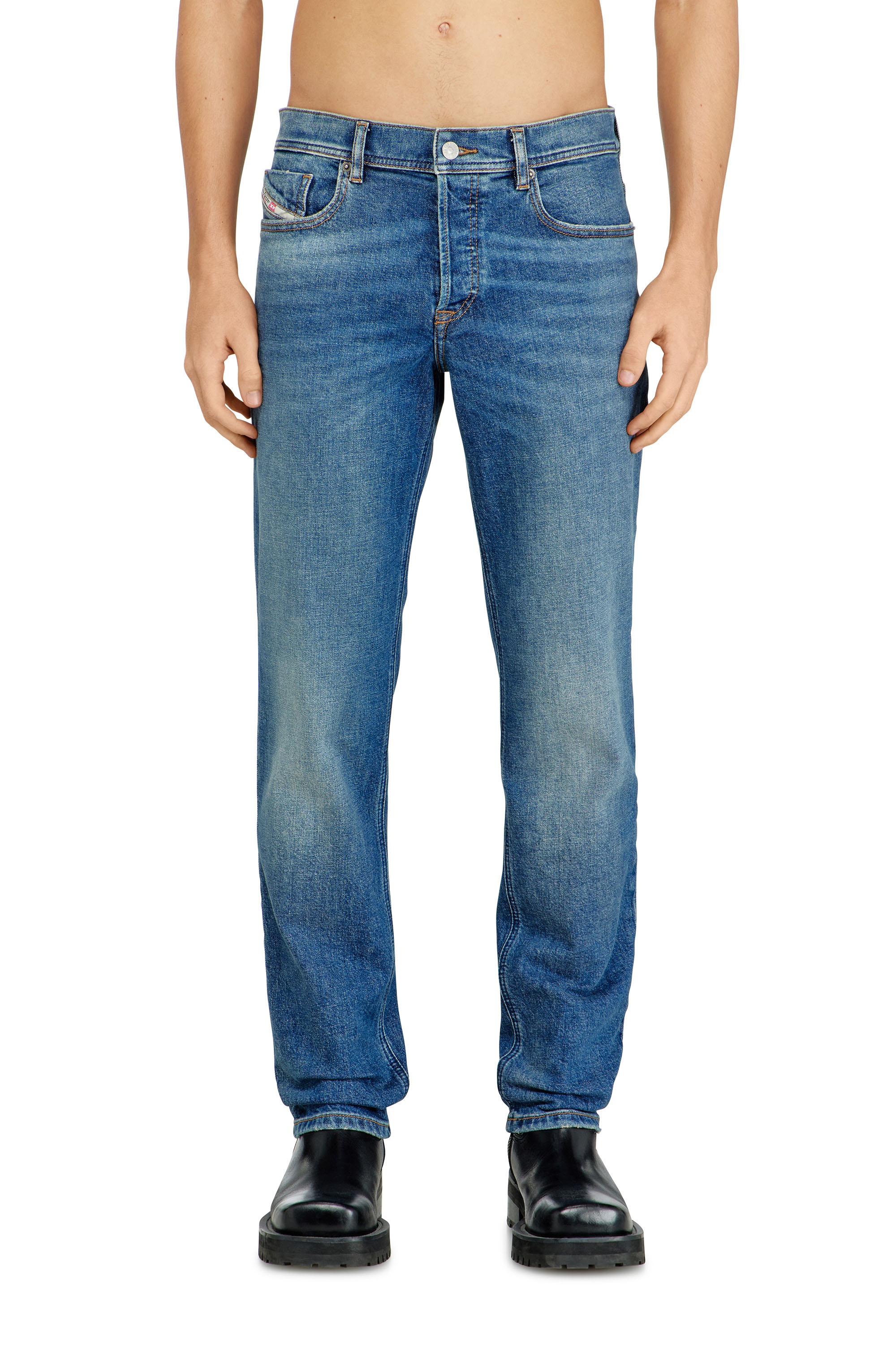 Diesel Herr Blå - Regular Jeans Regular Waist 2023 D-Finitive - Jeans - Man Storlek 28