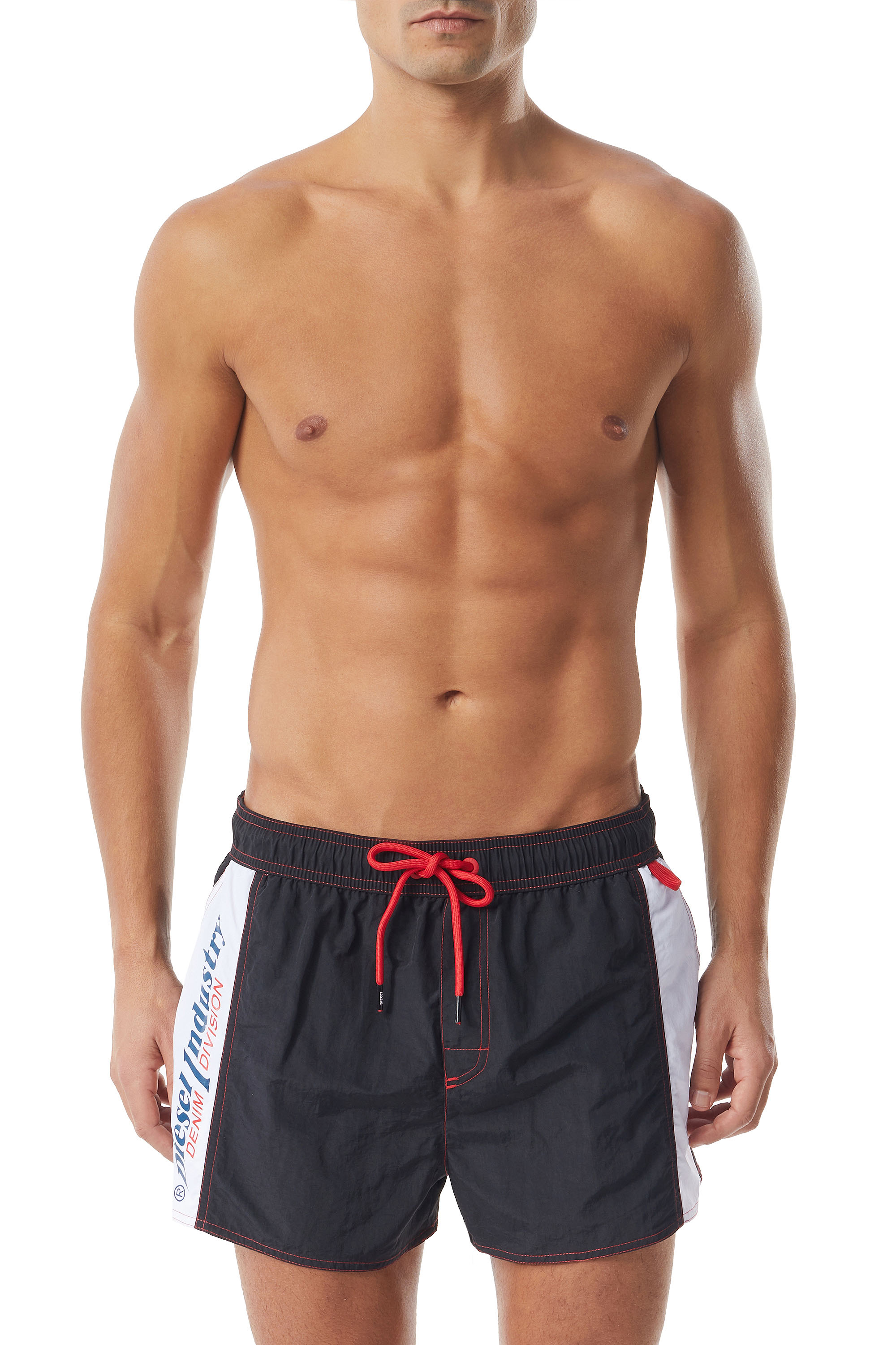 DIESEL SWIM SHORTS WITH SIDE PANELS