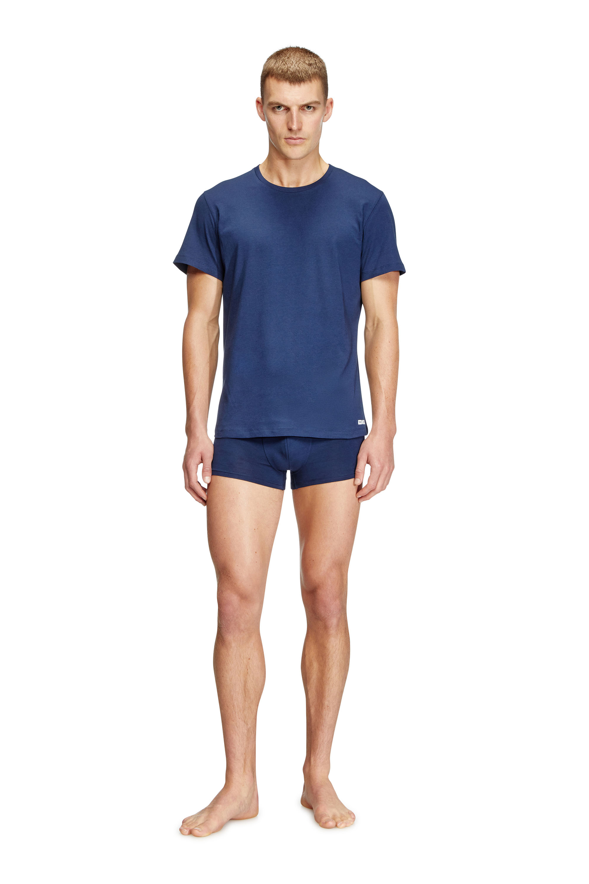 Diesel - RANDAL-D-BOX-3PACK, Man's Three-pack of T-shirts in Blue/White - 3