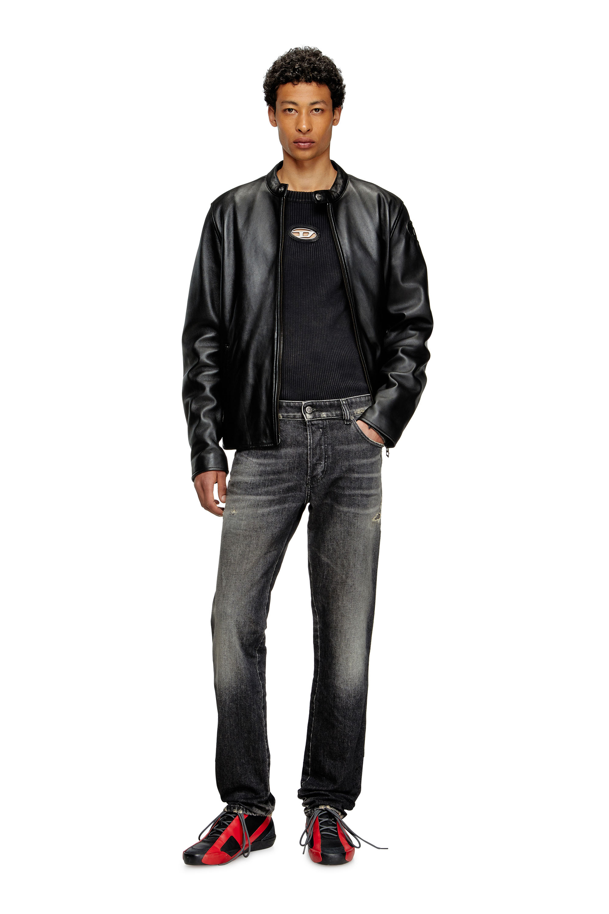 Diesel - Man's Slim Jeans 1993 D-Vyl 09M54, Black/Dark grey - 2