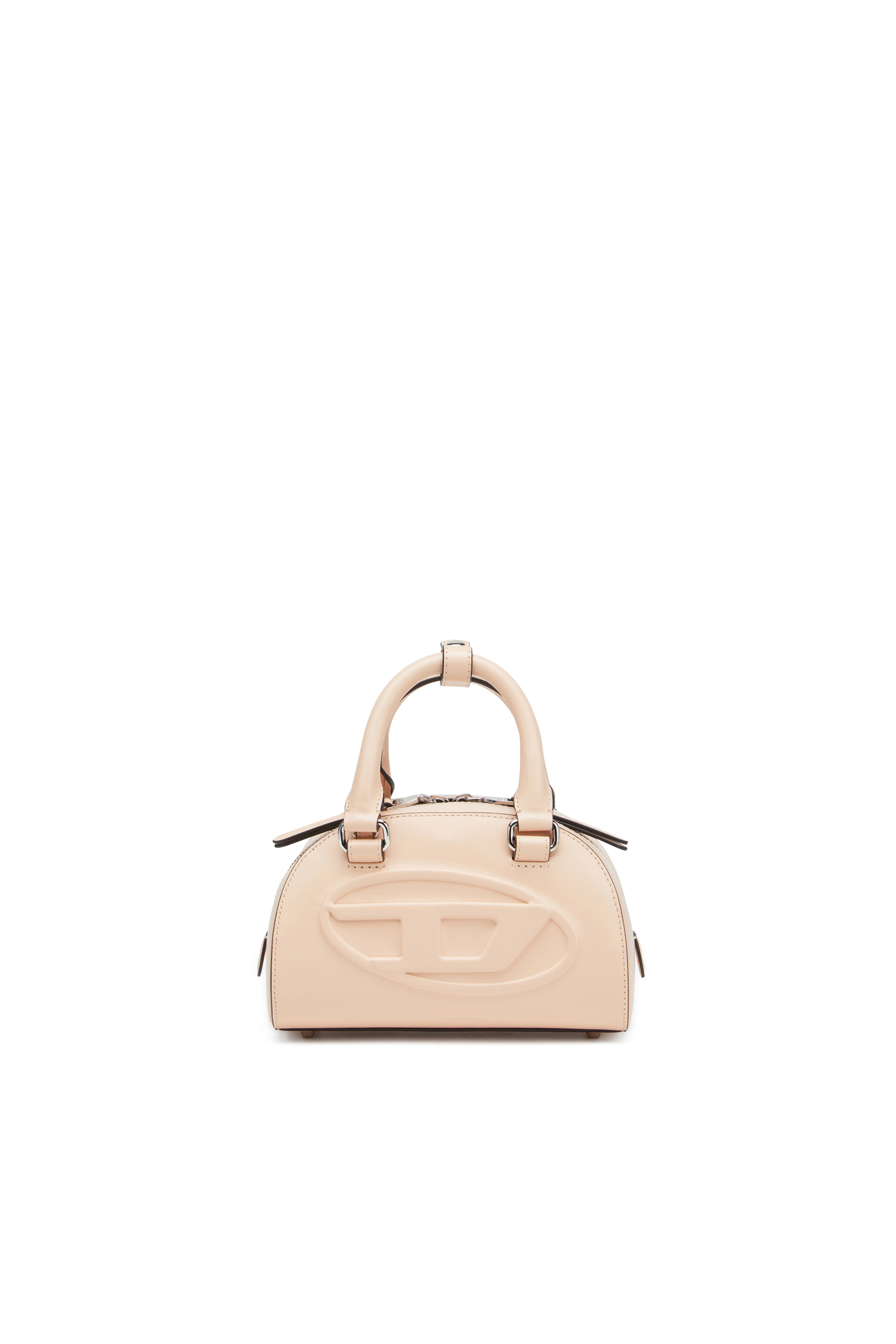 Diesel Women's Pink - 1Dr Dome-Leather Mini Bowling Bag - Crossbody Bags - Woman