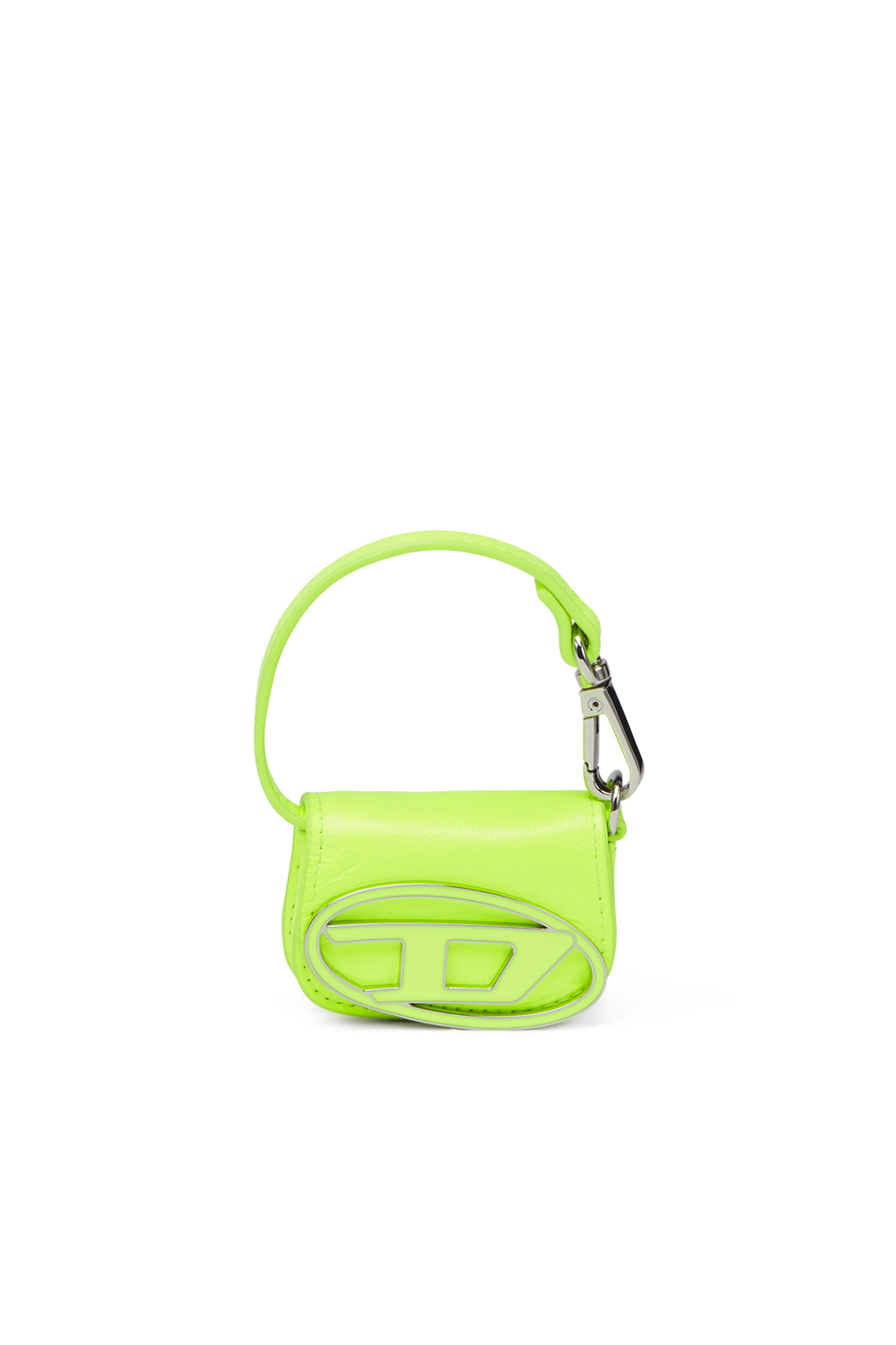 Diesel - Charm per borsa in pelle fluo - Bijoux e Gadget - Donna - Giallo