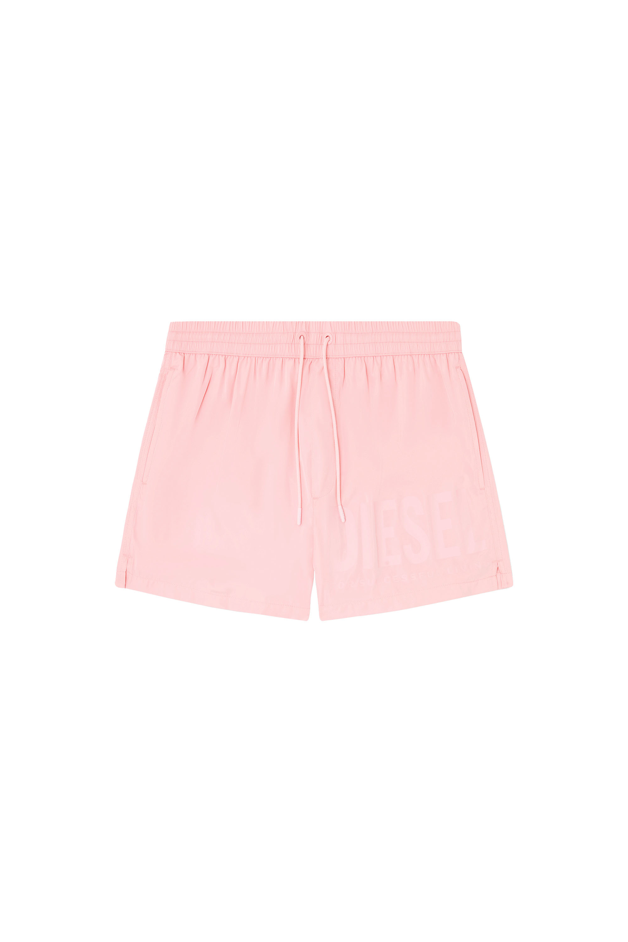 Diesel - MARIO-34-D-CORE, Man's Swim shorts with logo print in Pink - 3
