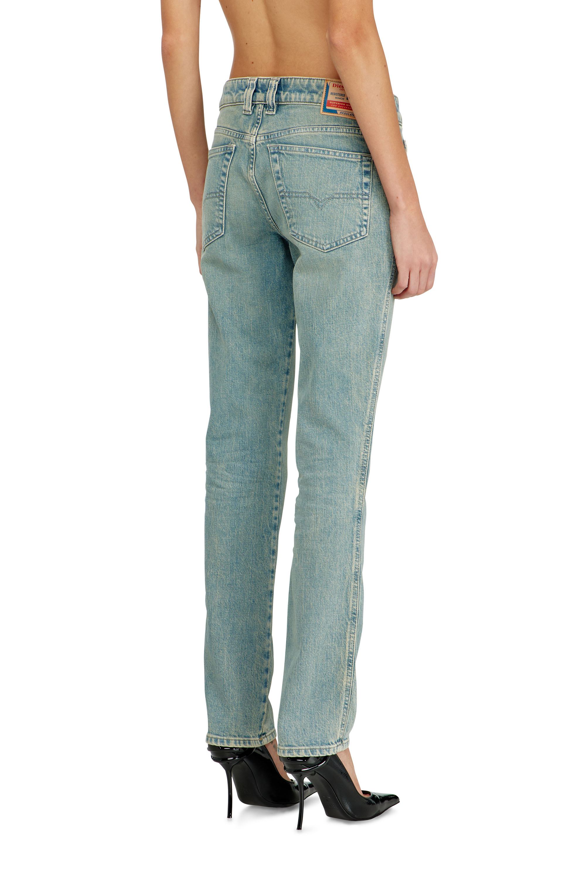 Diesel - Woman's Slim Jeans 1992 D-Jiann 09N33, Medium blue - 3