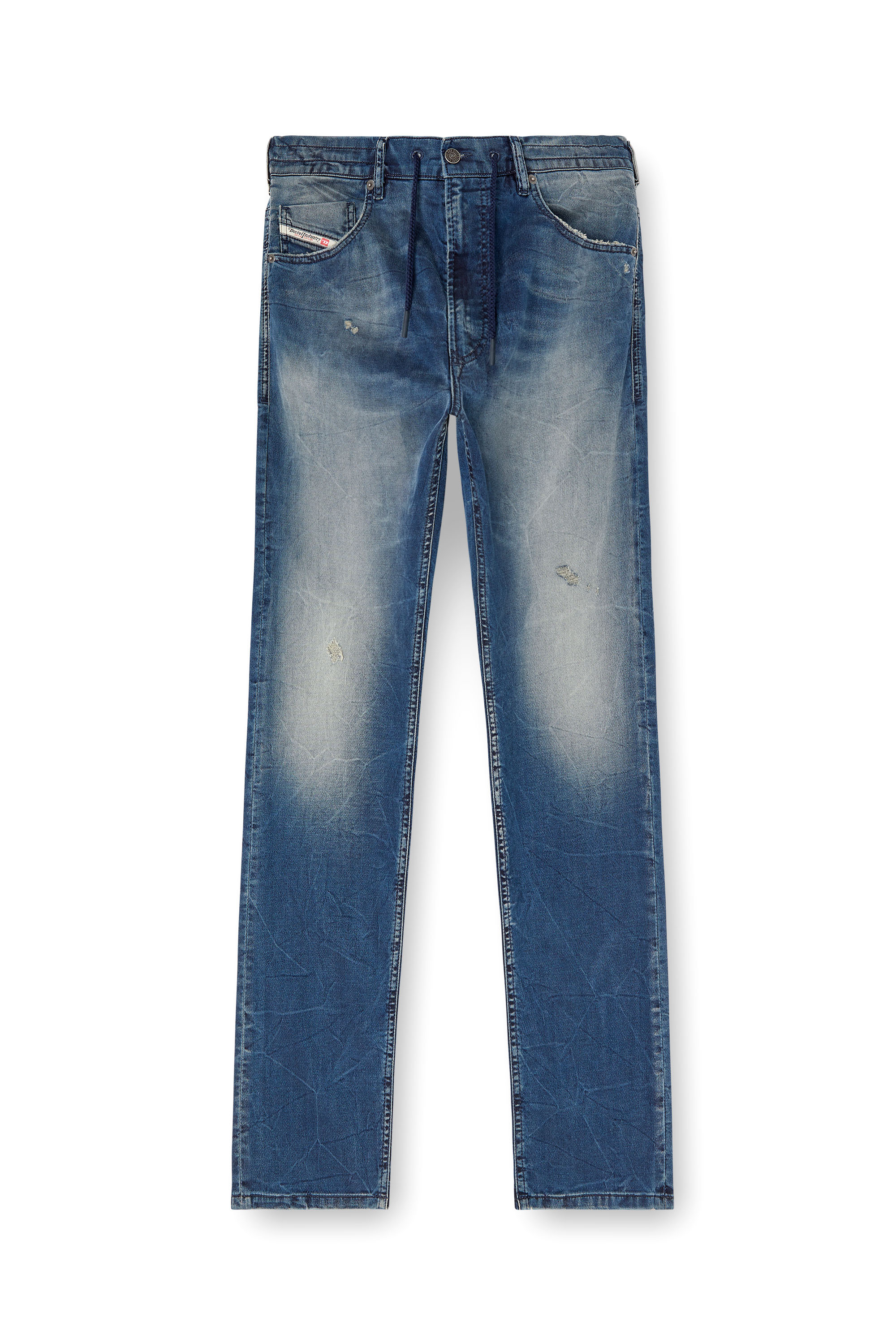 Diesel - Man's Regular 2032 D-Krooley Joggjeans® 068PI, Medium blue - 3