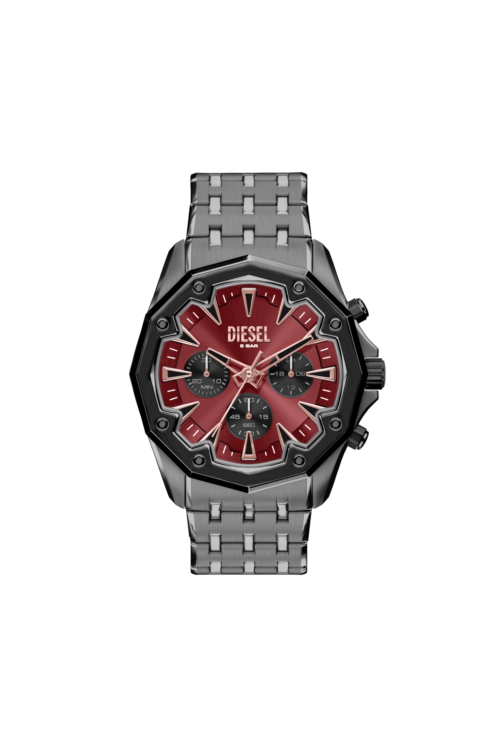 Diesel - Stinger gunmetal stainless steel watch - Timeframes - Man - Grey