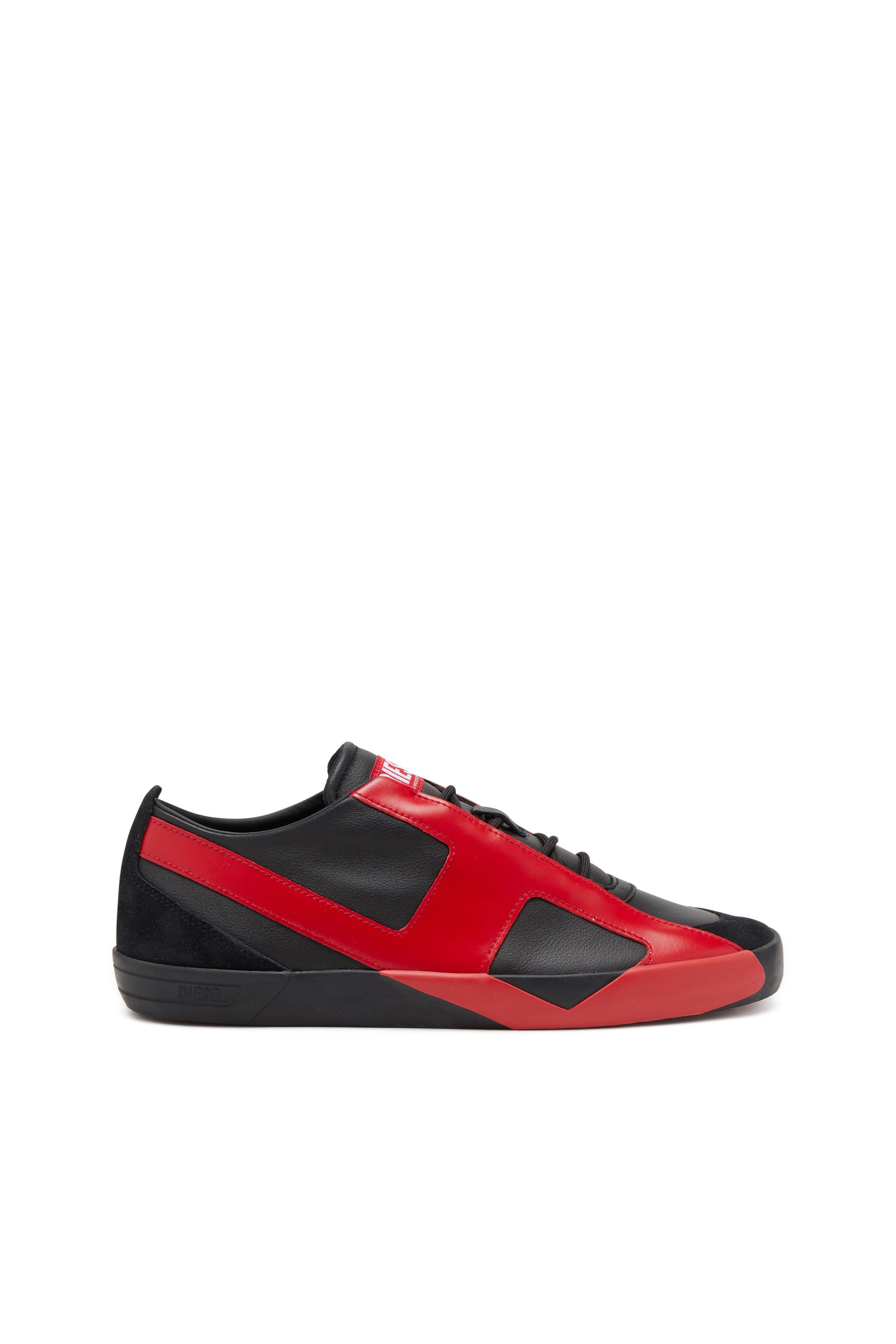 Diesel - S-Slante-D-Sneakers in suede and leather with D logo - Sneakers - Man - Multicolor