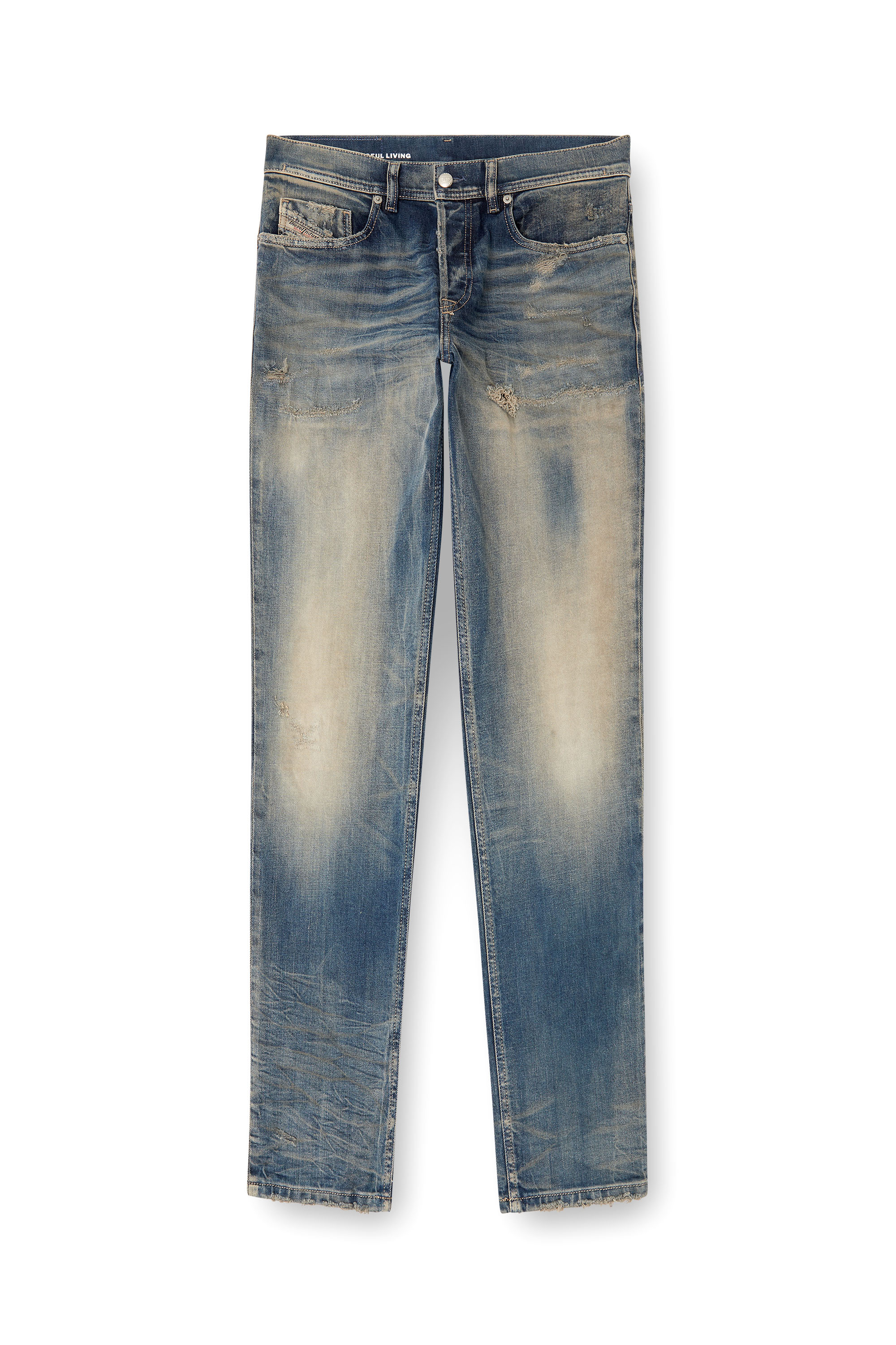 Diesel - Man's Regular Jeans 2023 D-Finitive 09M18, Medium blue - 3