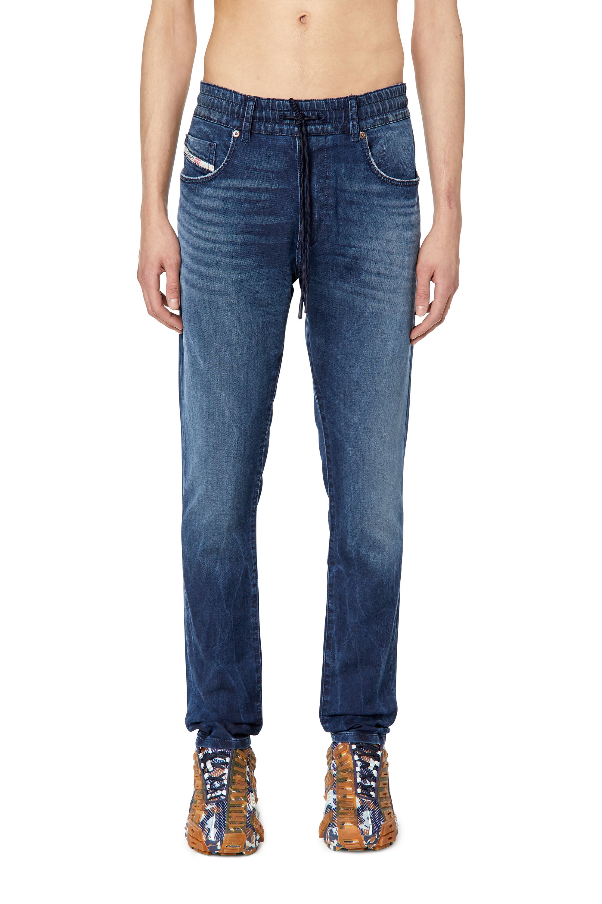 Diesel Slim 2060 D-Strukt Joggjeans, Dark blue, Zip fly
