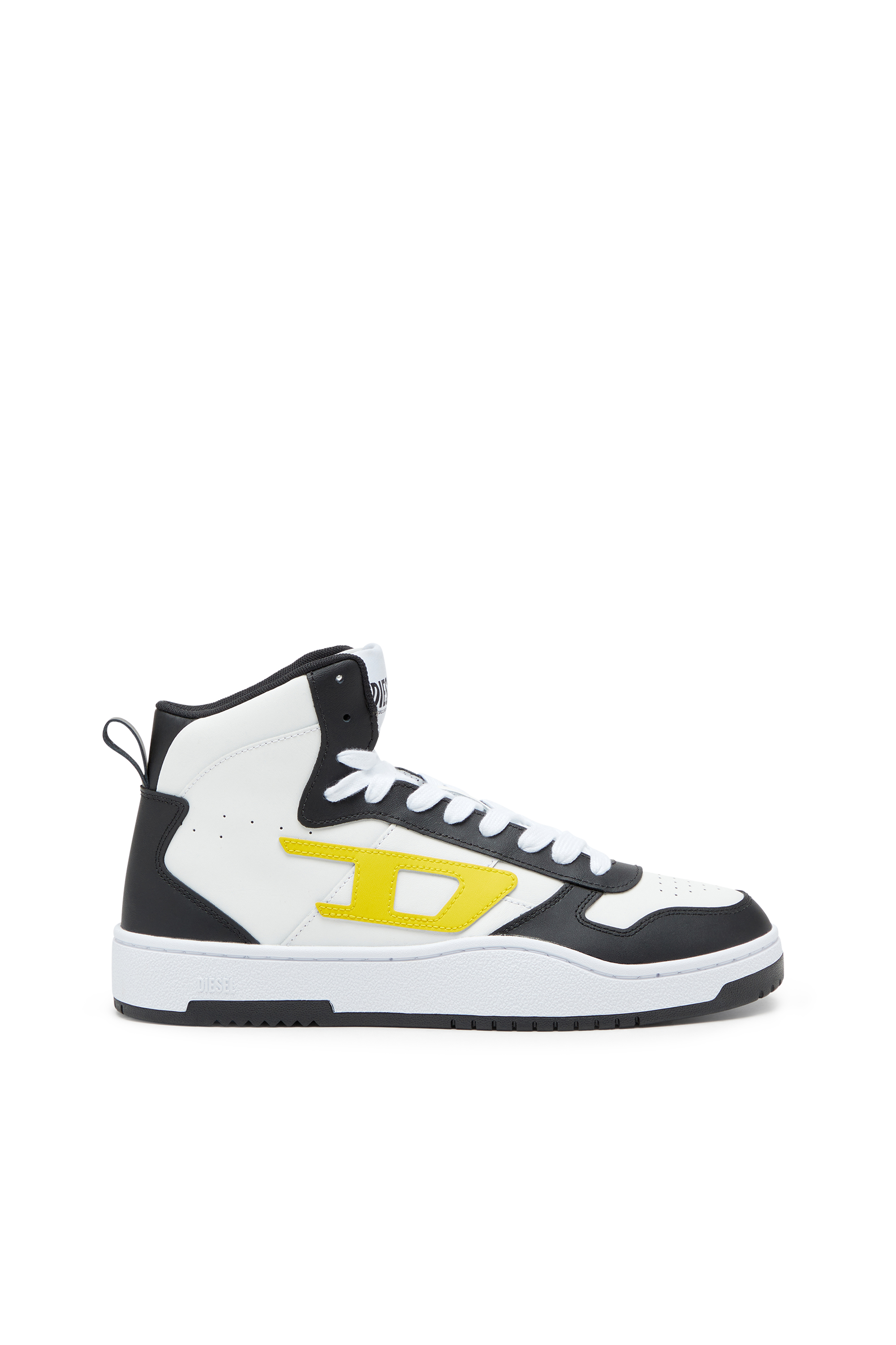 Diesel - S-Ukiyo V2 Mid - High-top sneakers in leather and nylon - Sneakers - Man - Multicolor