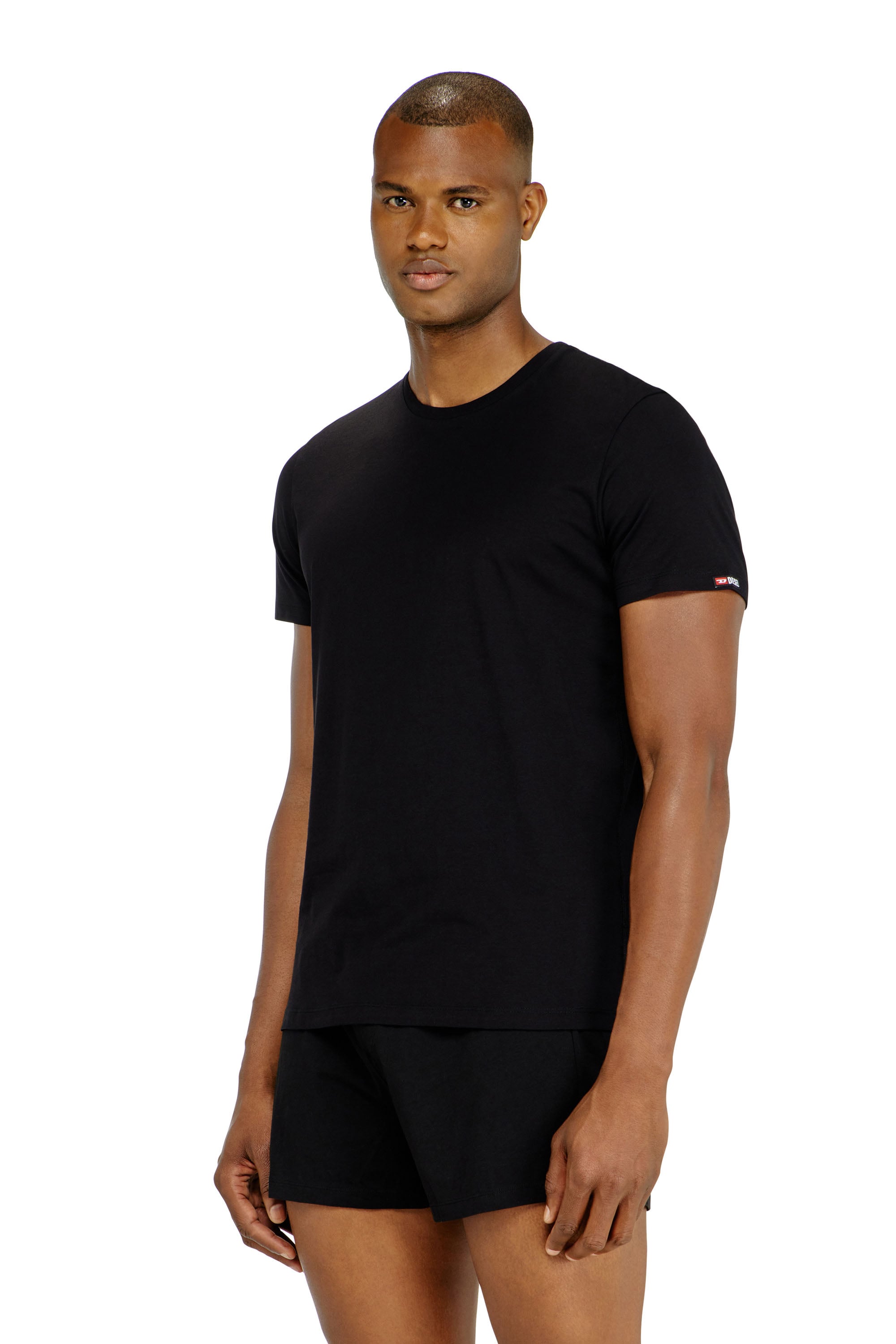 Diesel Herren Schwarz - Set Aus 3 T-Shirts Aus Baumwolle - Oberteile Mittel
