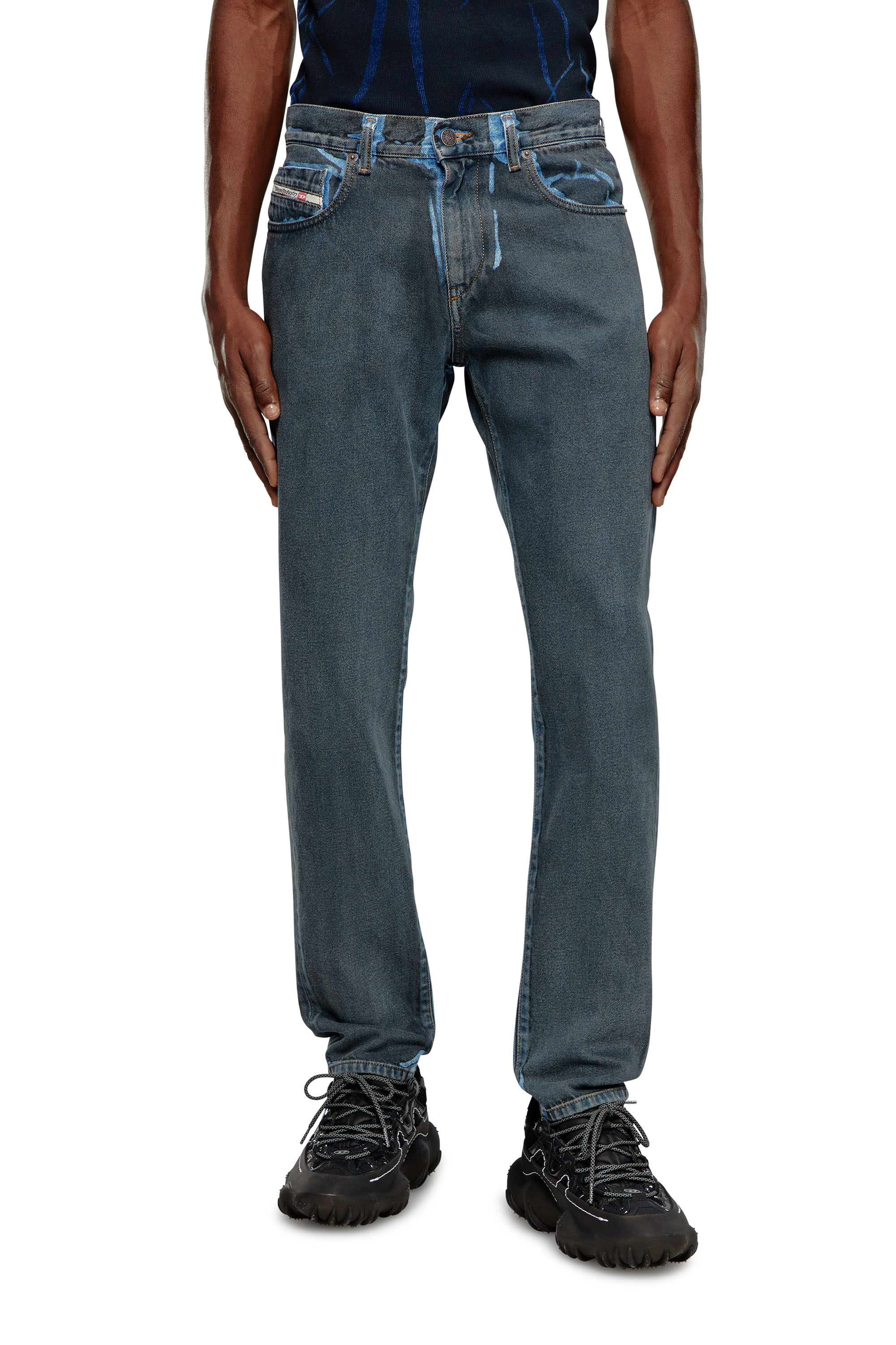 Diesel - Slim Jeans - 2019 D-Strukt - Vaqueros - Hombre - Negro