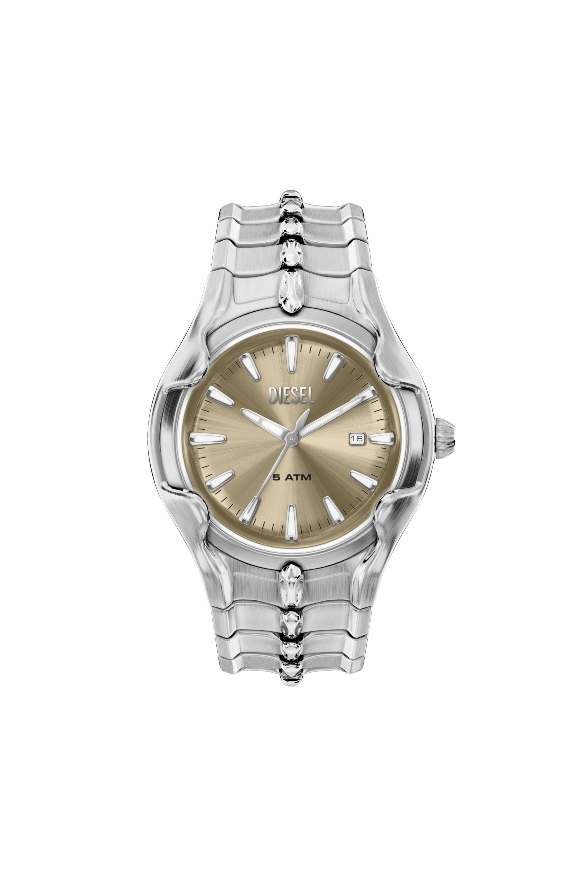 Diesel - Vert Stainless Steel Watch - Timeframes - Man - Silver