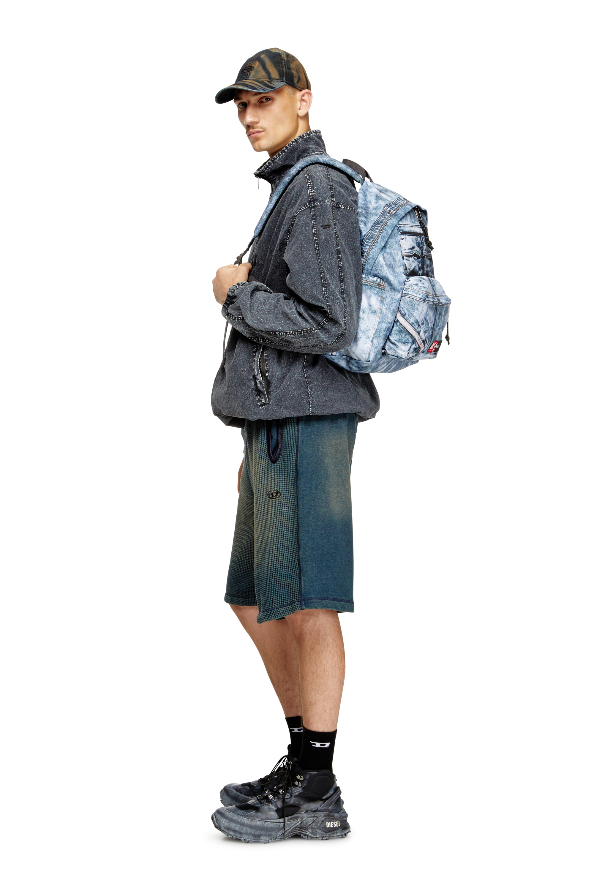 Diesel - DIESEL DAY PAK'R, Unisex's Backpack in trompe l'oeil denim in Blue - 2