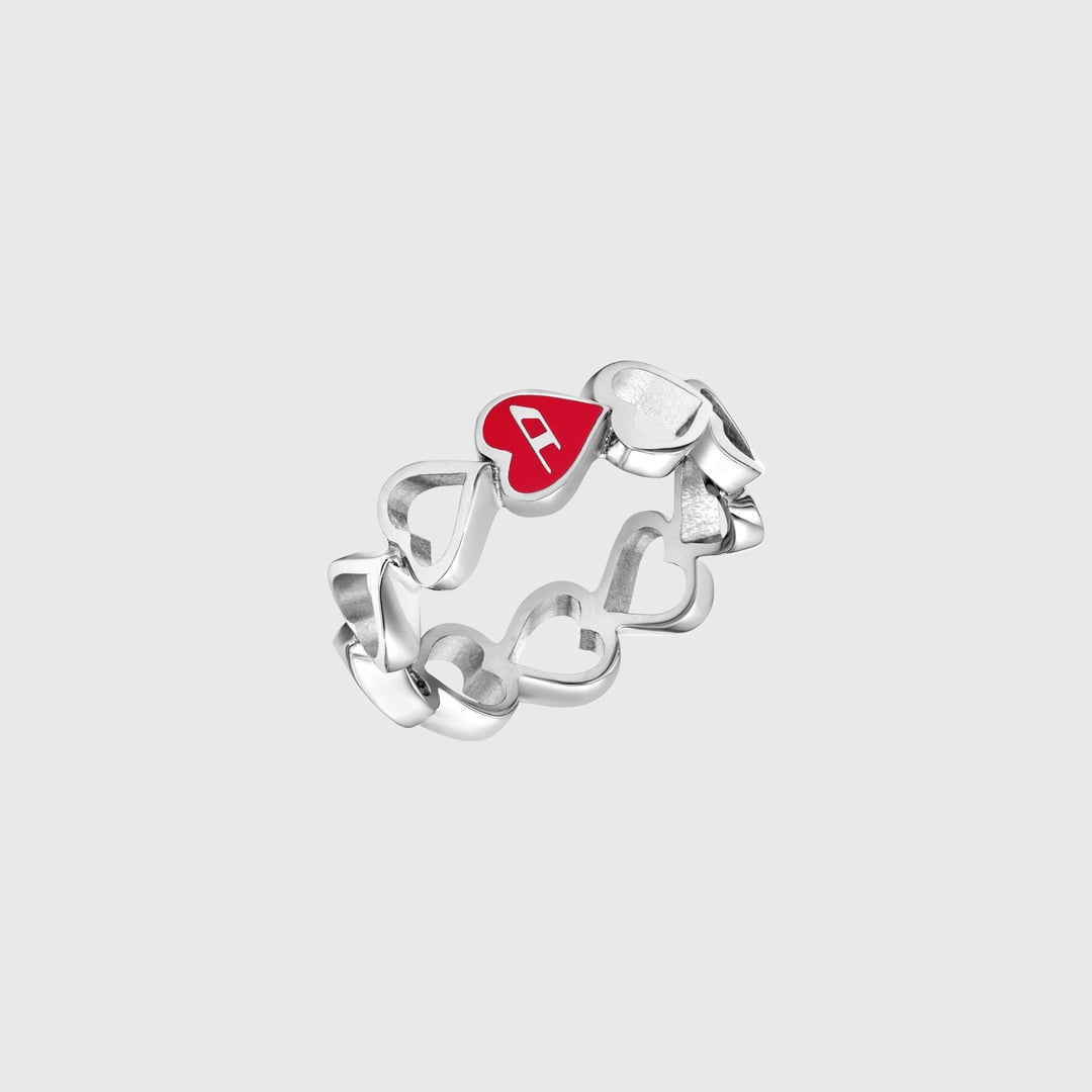 Diesel - Stainless Steel Band Ring - Rings - Unisex - Silver