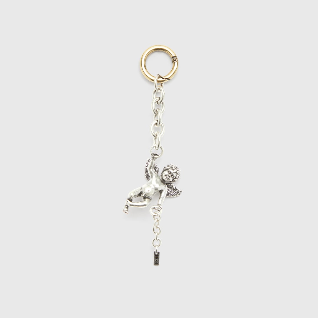 Diesel - Metal cherub charm - Charms and Keyrings - Woman - Silver