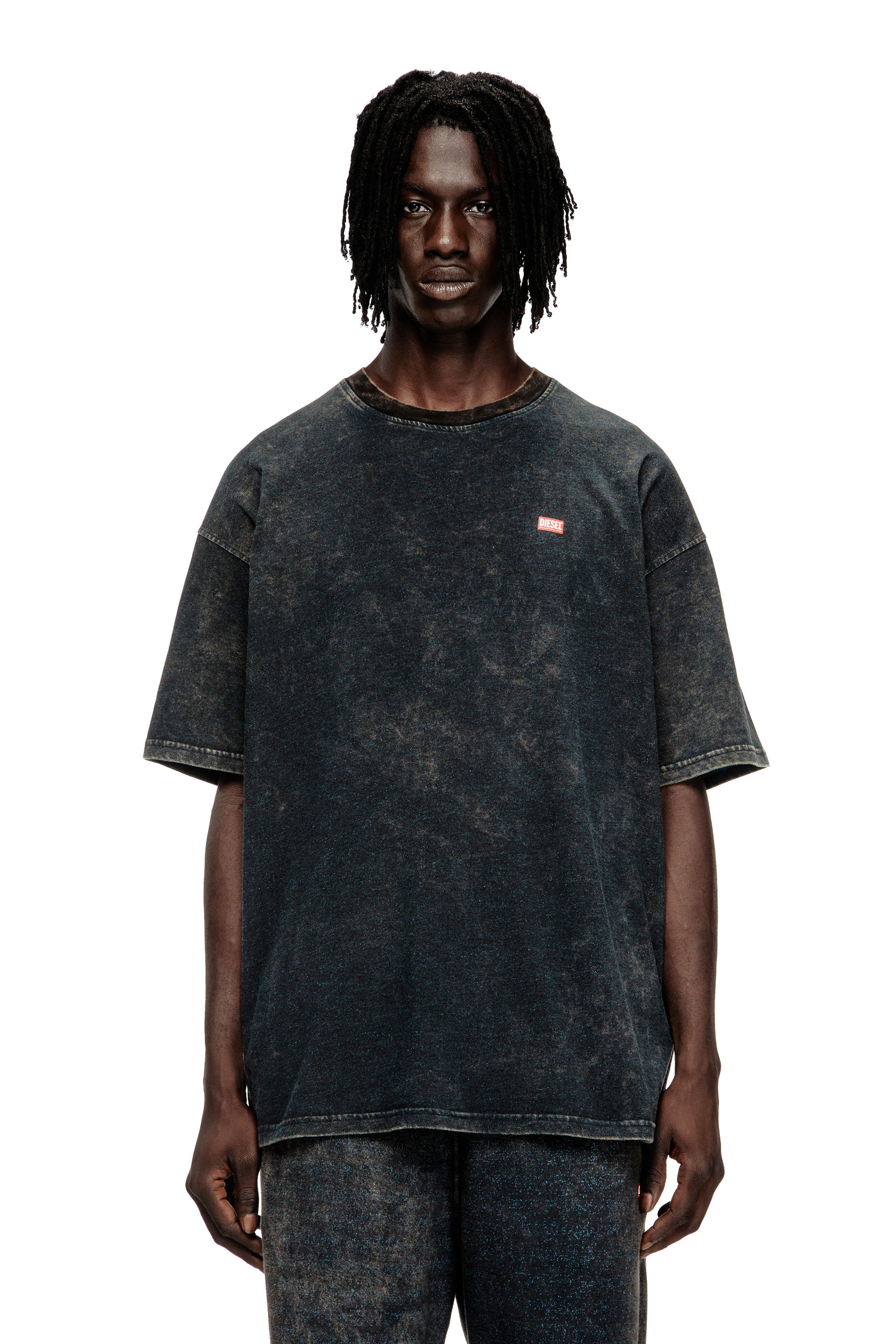 Diesel - T-BOXT-T4, Man's Jersey t-shirt with logo in Black - 1