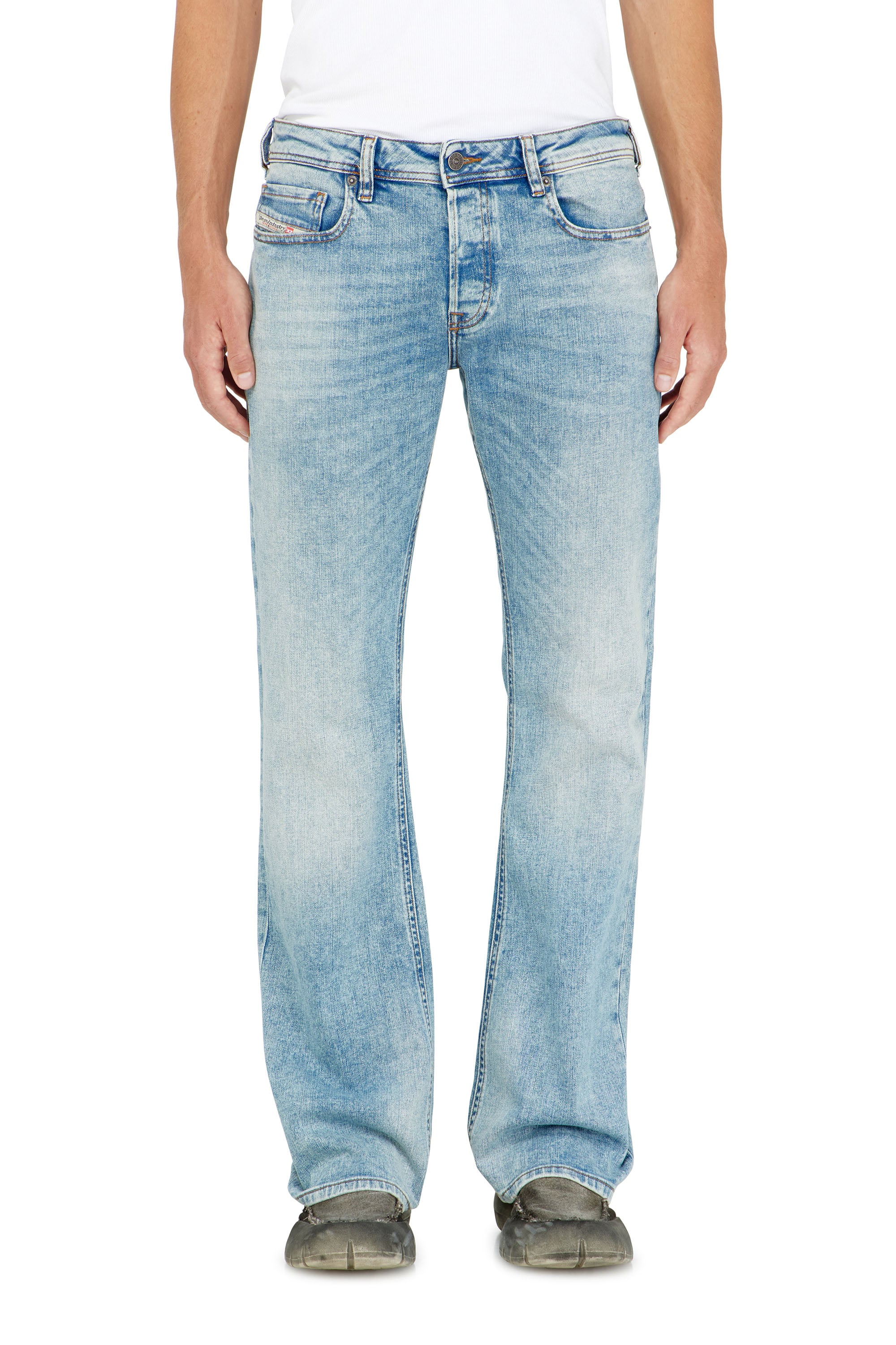 Diesel Bootcut Jeans Low Waist 2007 Zatiny, Light blue, Button fly