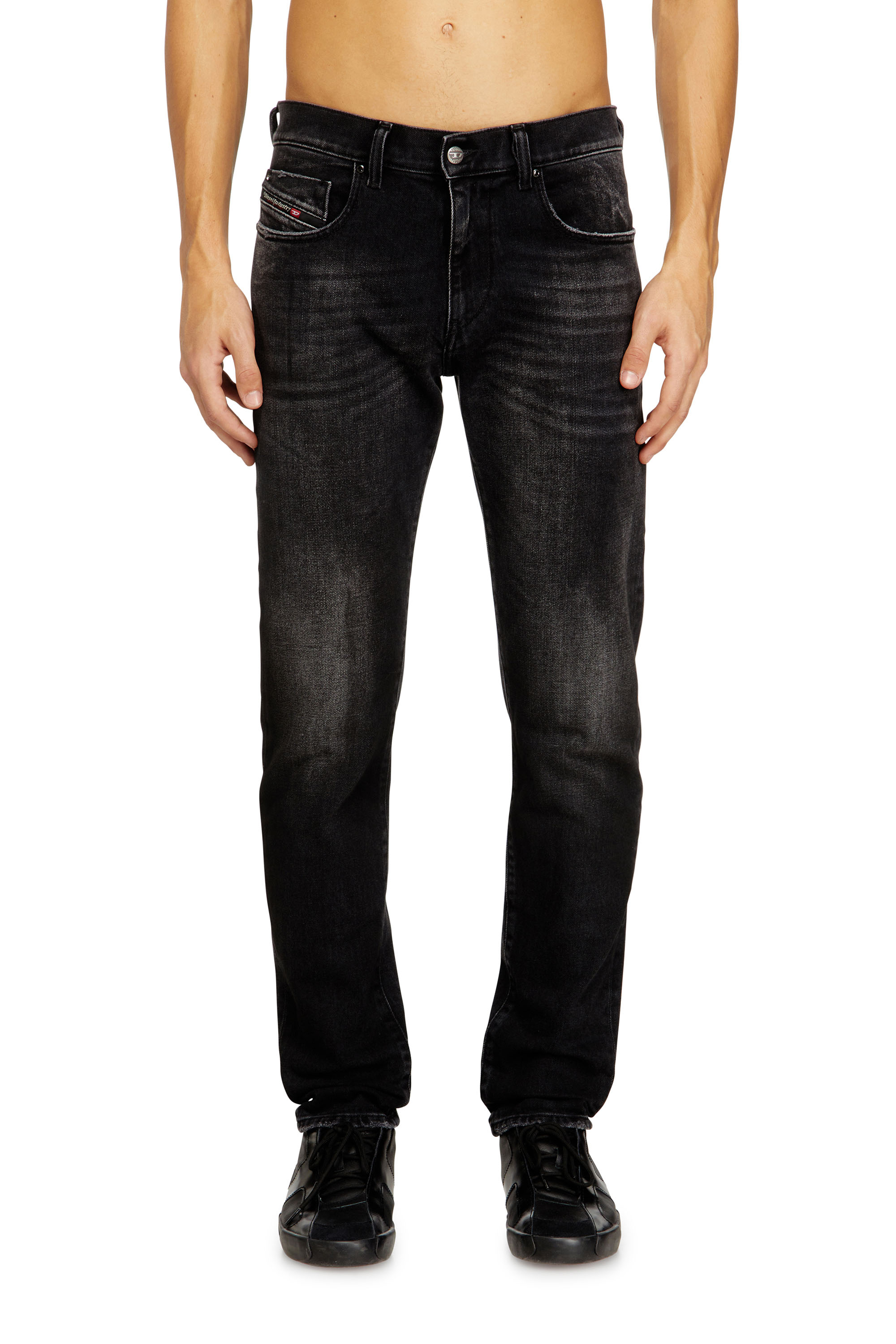 Diesel Men's Black - Slim Jeans Regular Waist 2019 D-Strukt - Jeans - Man Size 28