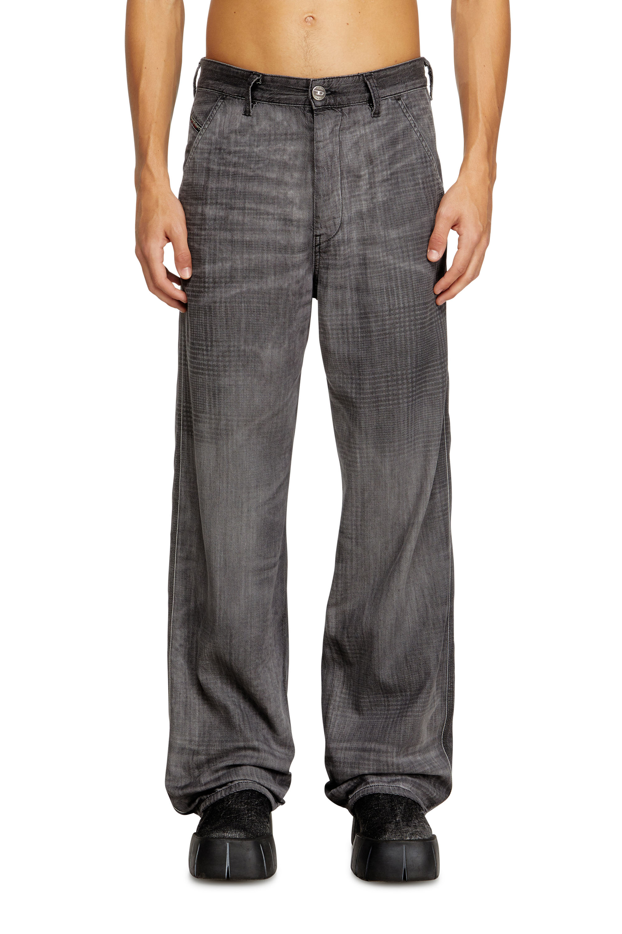 Diesel Unisex Grey - Regular Jeans Regular Waist D-Phant-Chino - Jeans Size 38