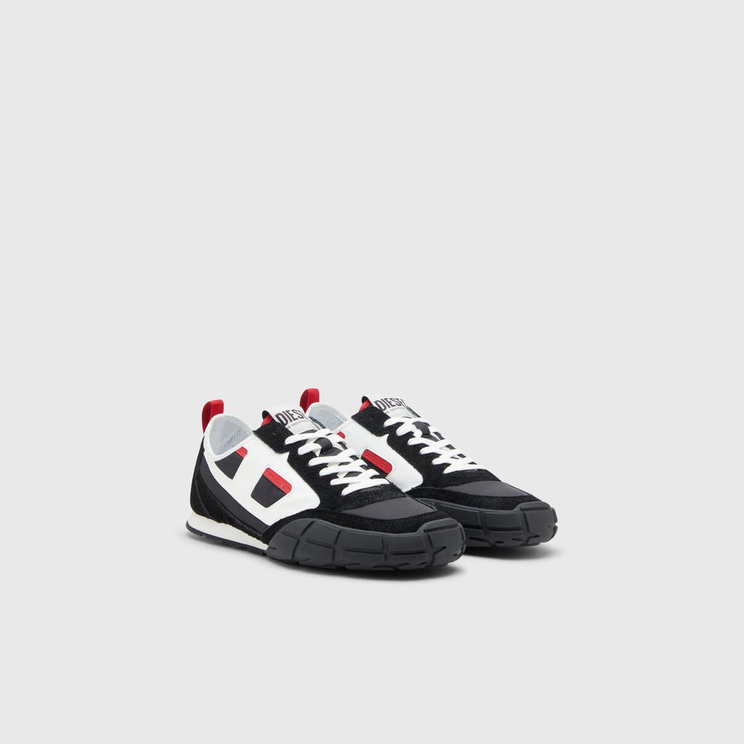 Diesel - S-Pagodha-Sneakers in leather, suede and ripstop - Sneakers - Man - Multicolor