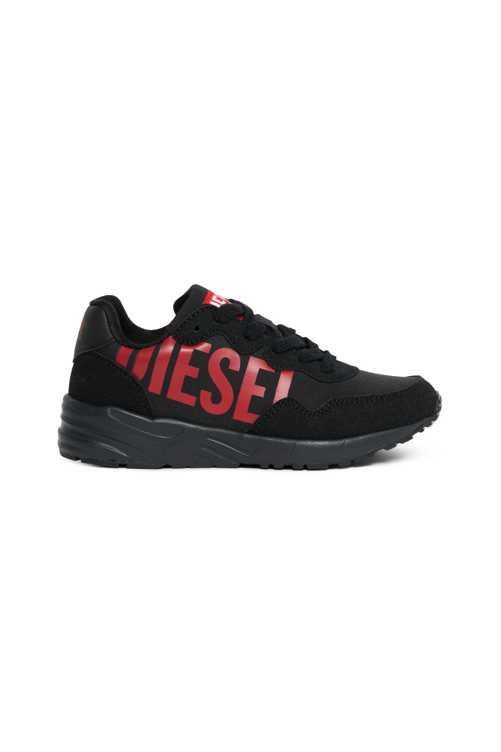 Diesel - Nylon sneakers with shiny Diesel print - Footwear - Unisex - Multicolor