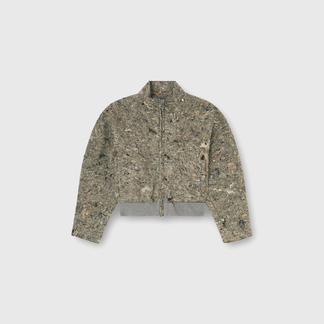 Diesel - Veste en feutre upcyclé - Vestes - Homme - Gris