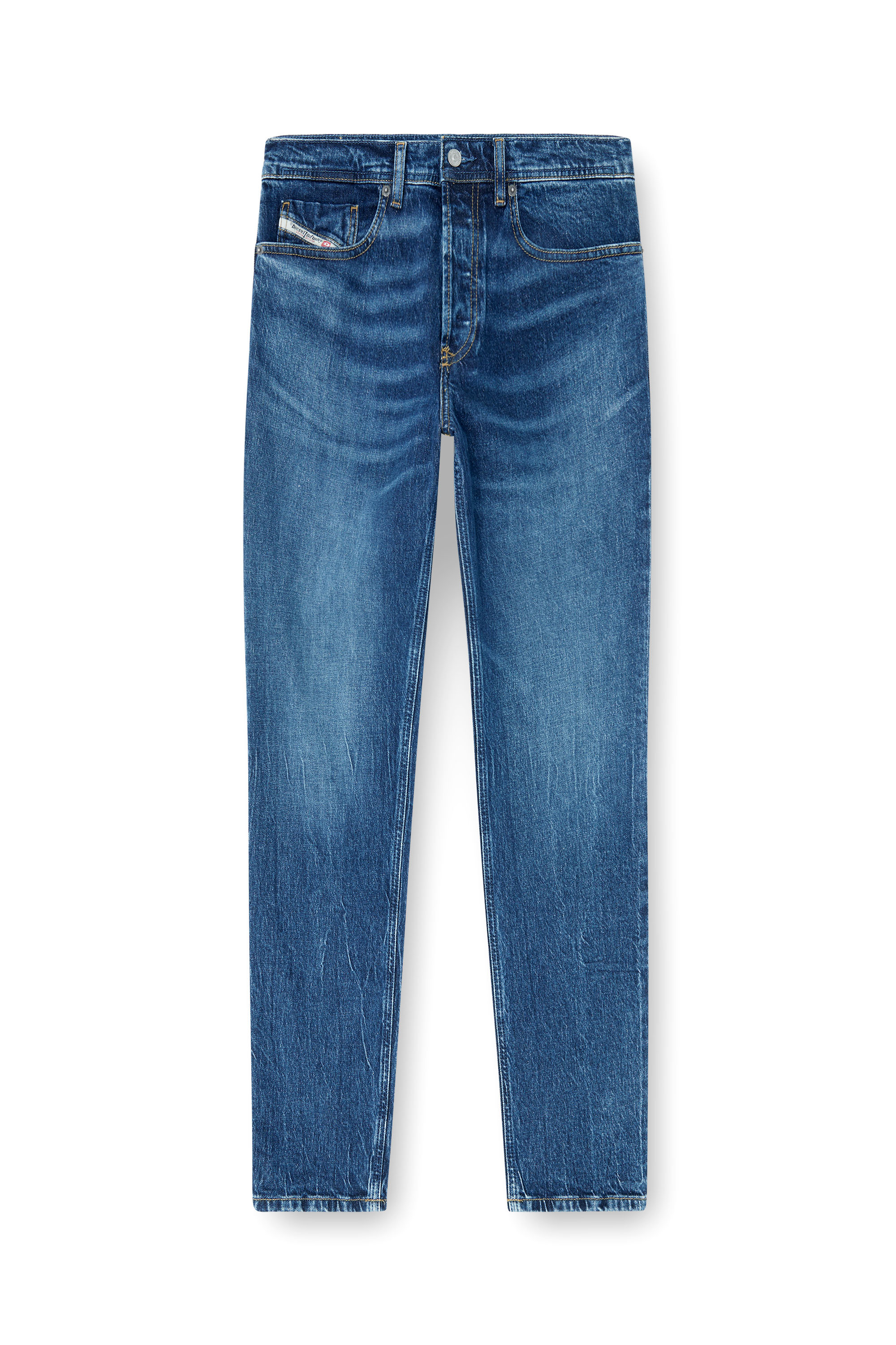 Diesel - Man's Regular Jeans 2023 D-Finitive 0KBBQ, Dark Blue - 3