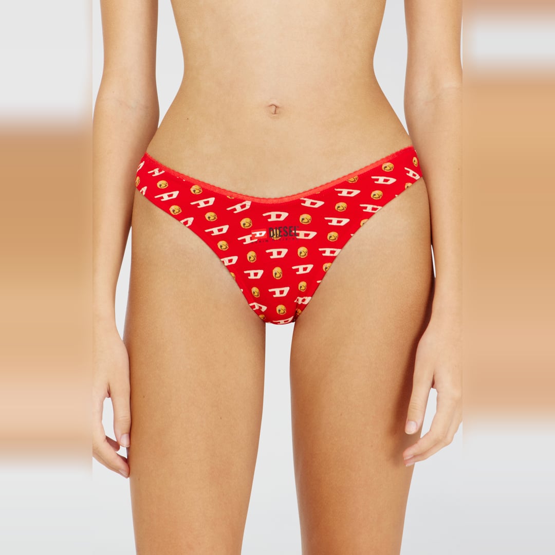 Diesel - Three-pack cheeky briefs with Christmas print - Panties - Woman