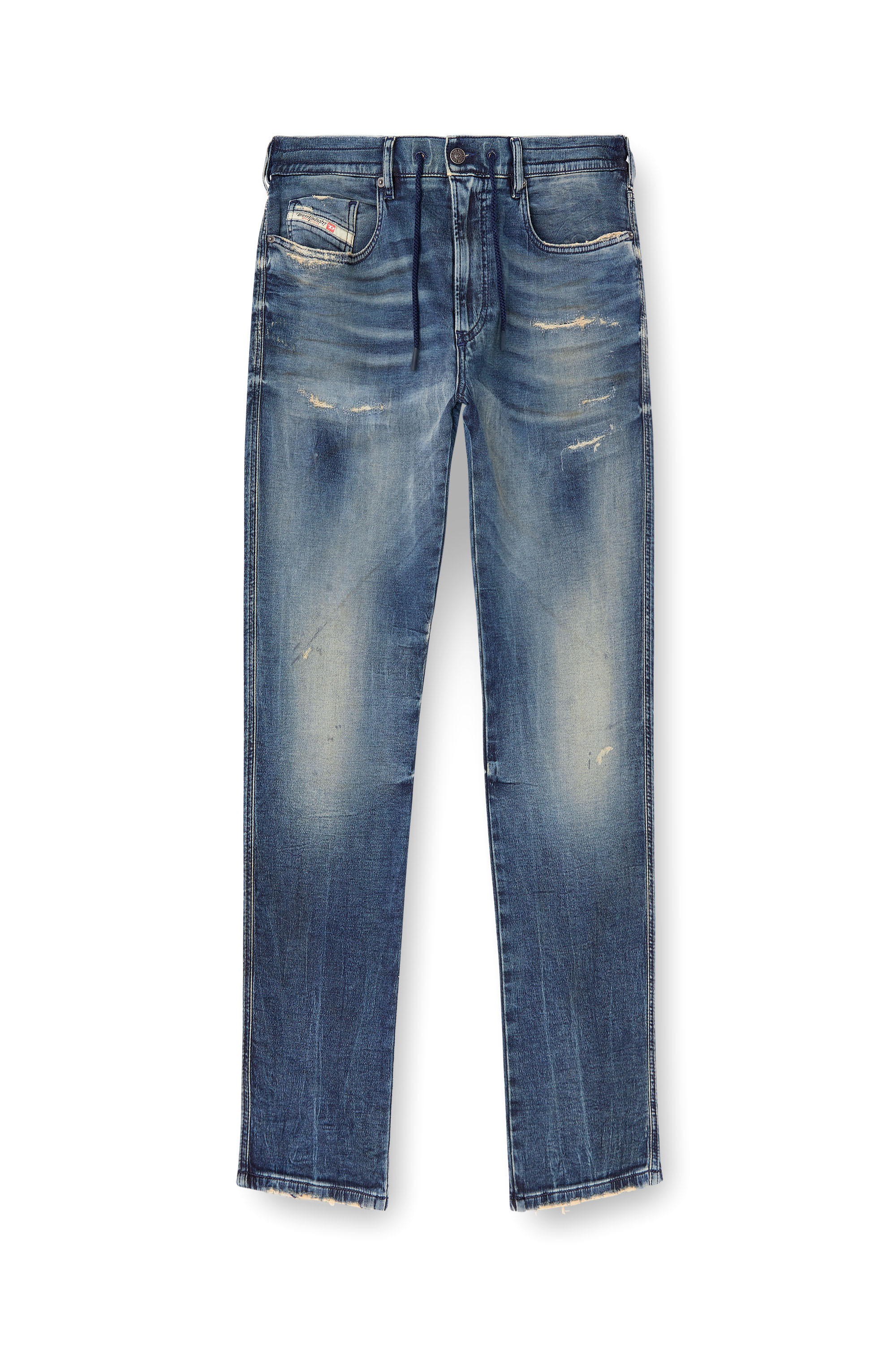 Diesel - Man's Slim 2062 D-Strukt Joggjeans® 068PN, Medium blue - 3
