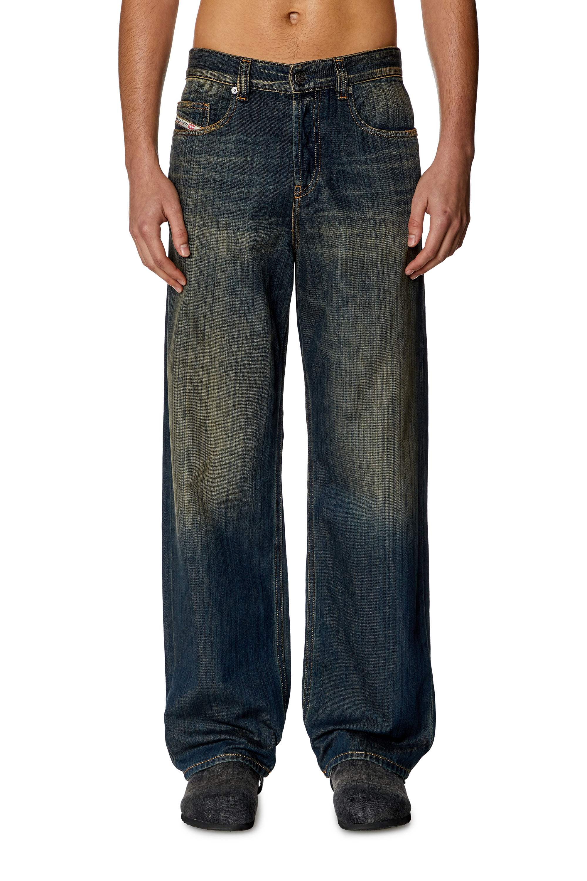 Diesel - Straight Jeans - 2001 D-Macro - Jeans - Homme - Bleu