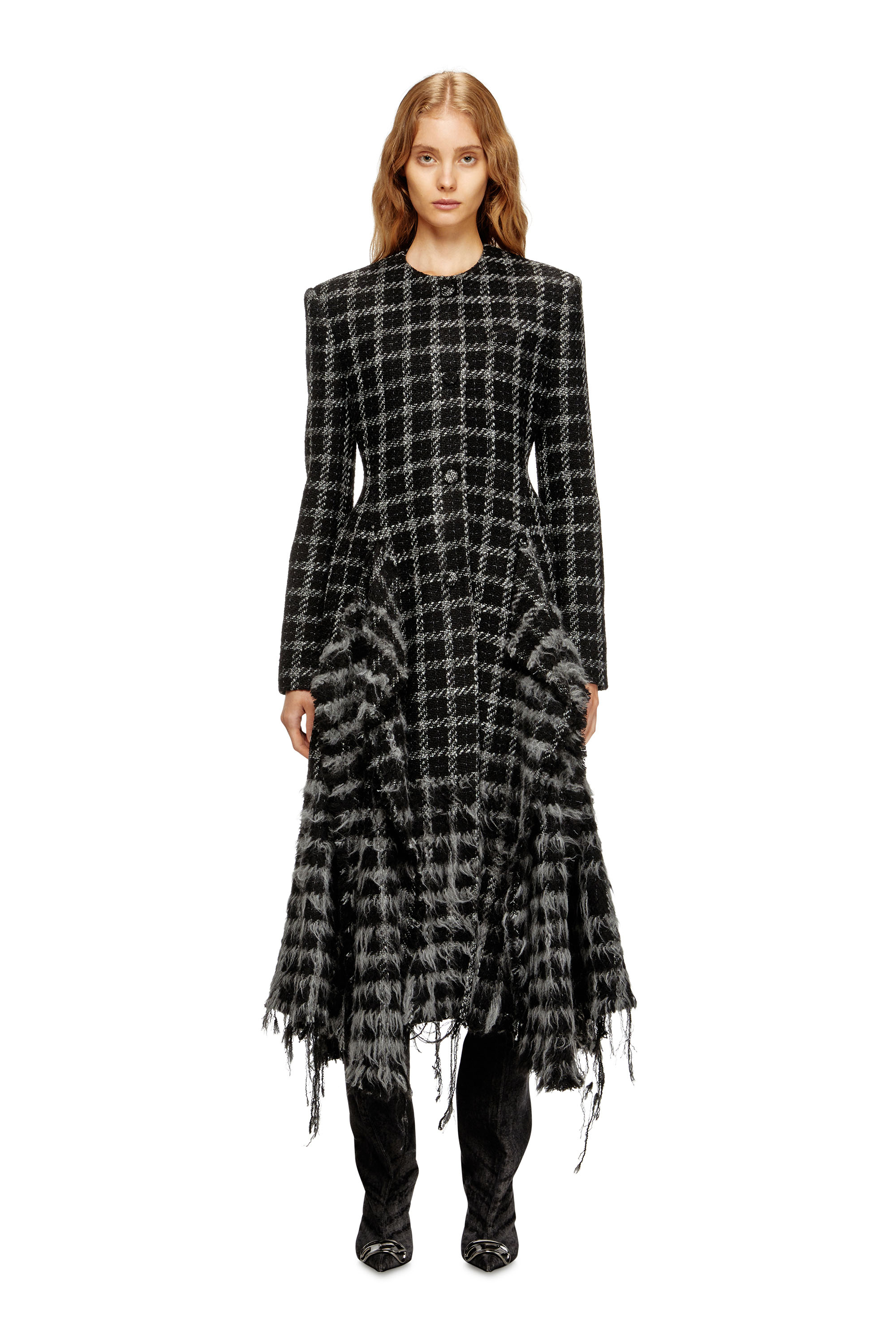 Diesel Coat G-abrie In Black