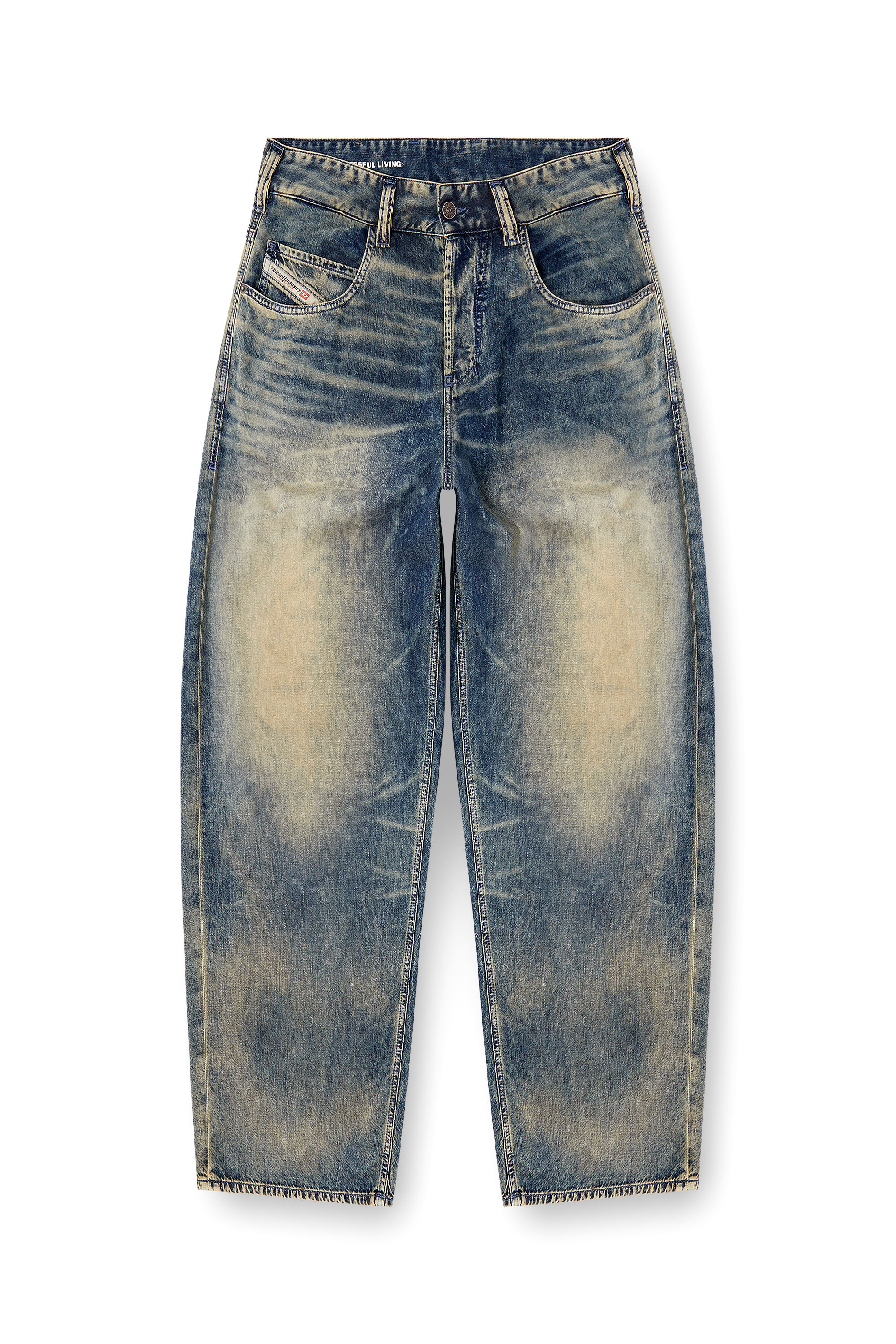 Diesel - Man's Relaxed Jeans 1997 D-Enim-M 0CEBB, Medium blue - 4