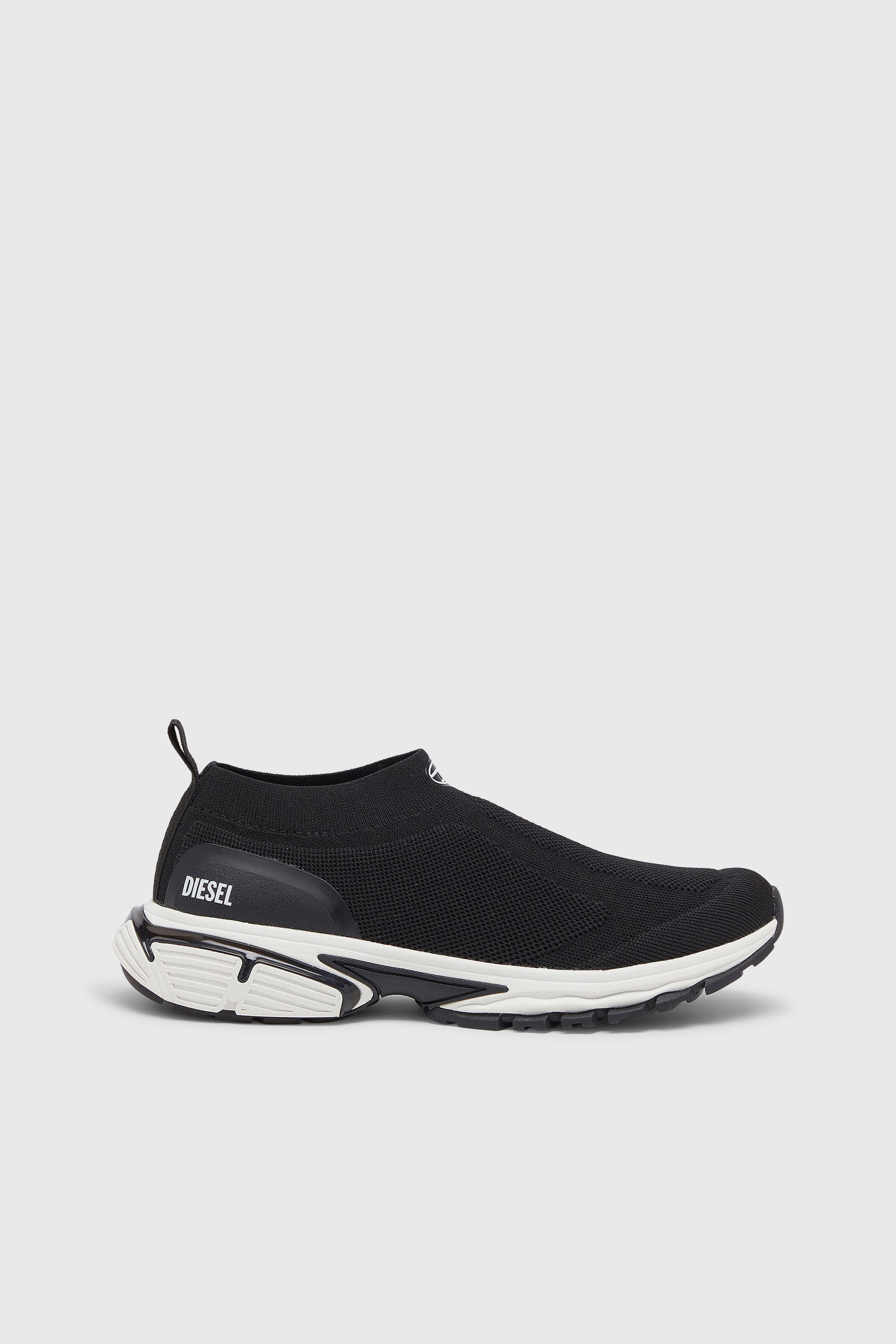 Diesel - Pro-V-Dense-Slip-on knit sock sneakers - Sneakers - Man - Black