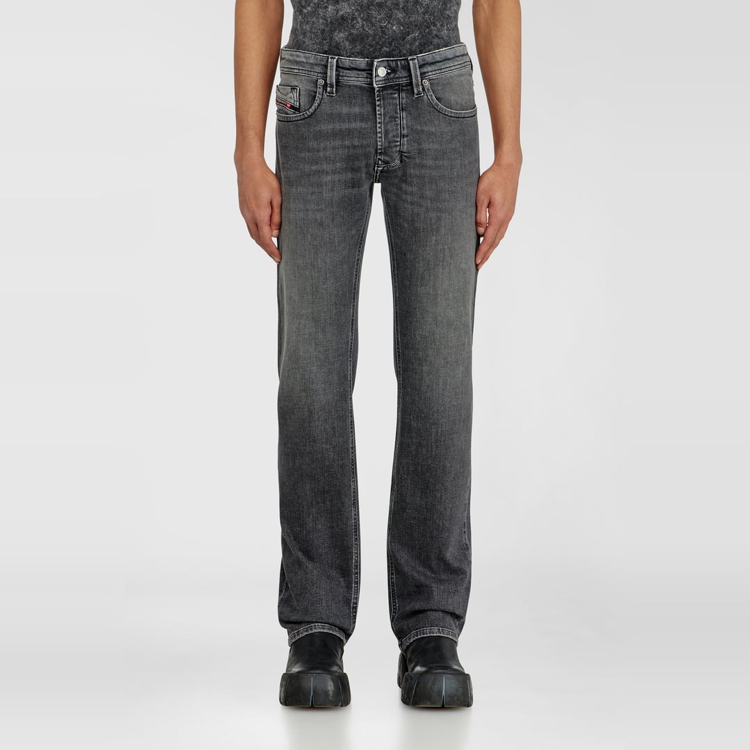 Diesel Regular Jeans Low Waist 1985 Larkee, Black/Dark grey, Button fly