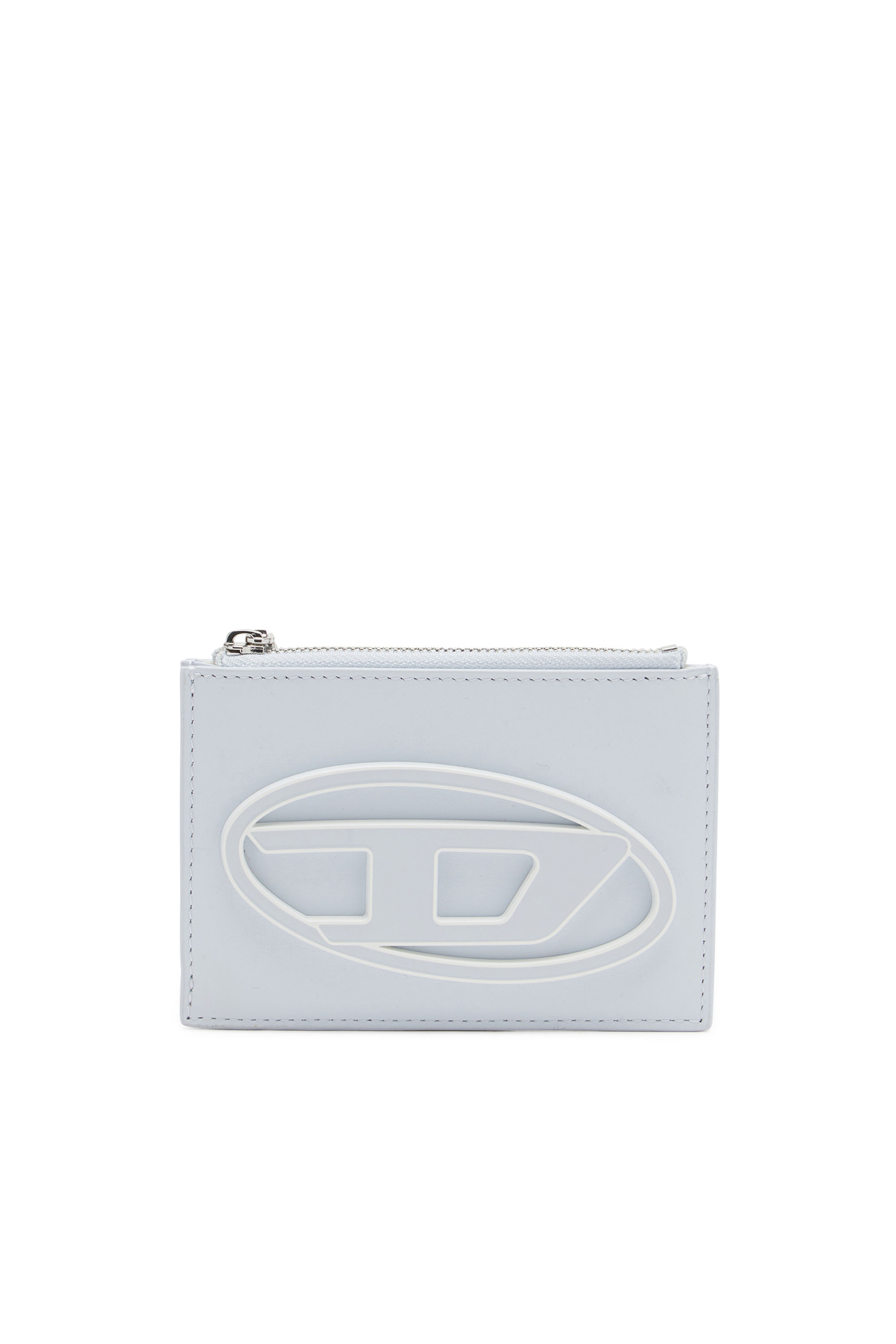 Diesel - Card holder in pastel leather - Card cases - Woman - Blue