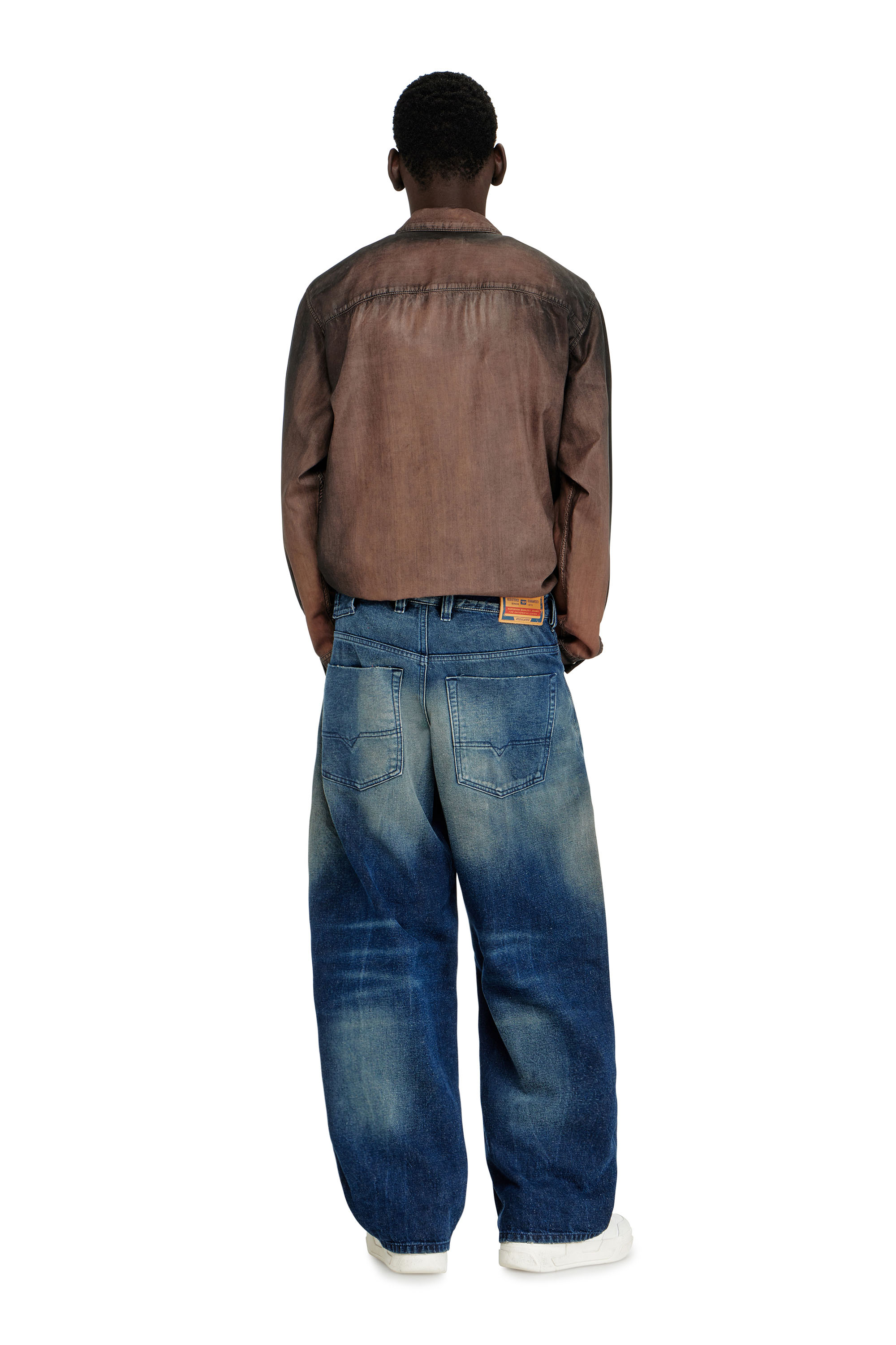 Diesel - Unisex's Relaxed Jeans 1997 D-Enim-M 007DQ, Dark Blue - 3