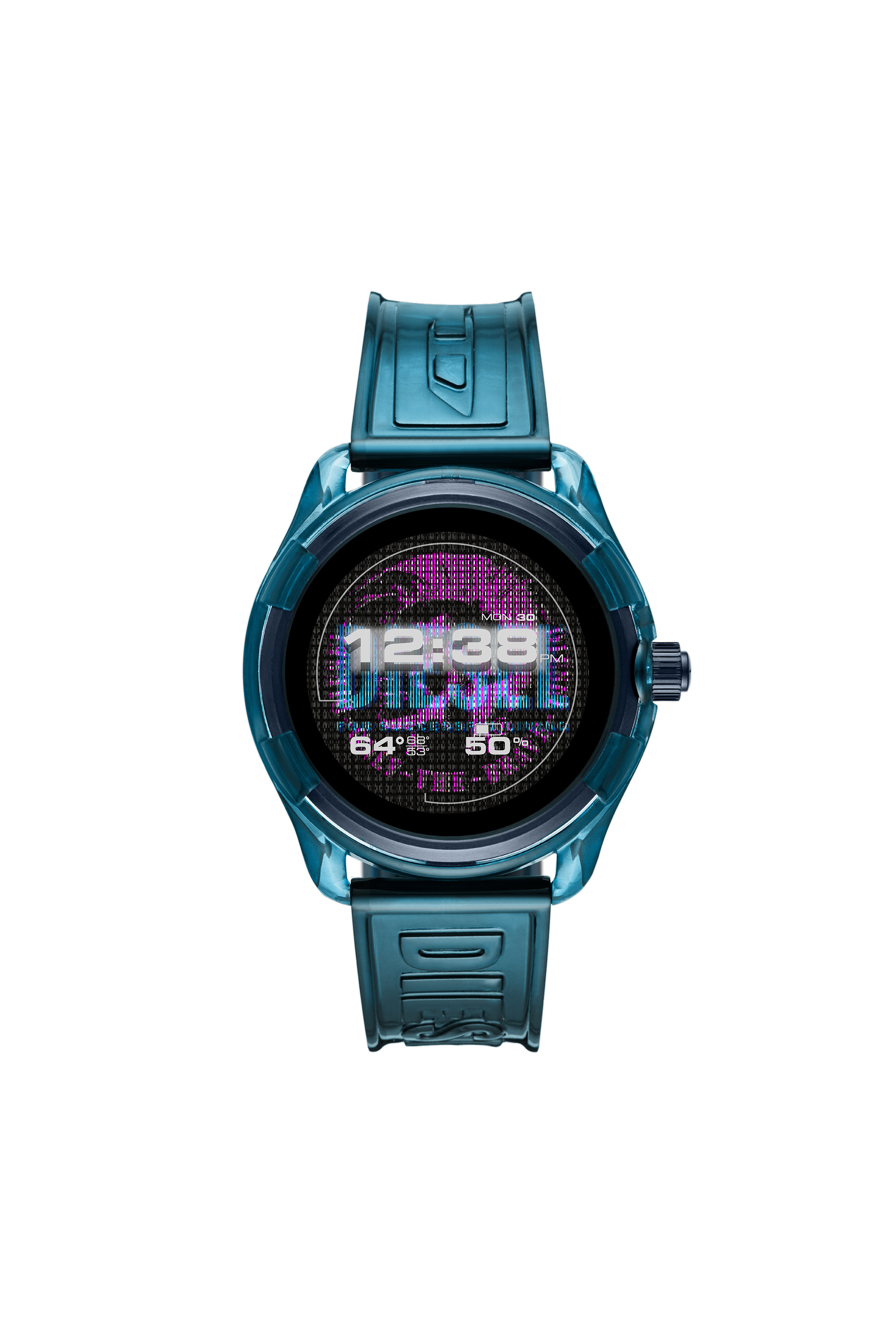 Diesel - Smartwatch Diesel On Fadelite - Blu trasparente - Smartwatches - Uomo - Blu