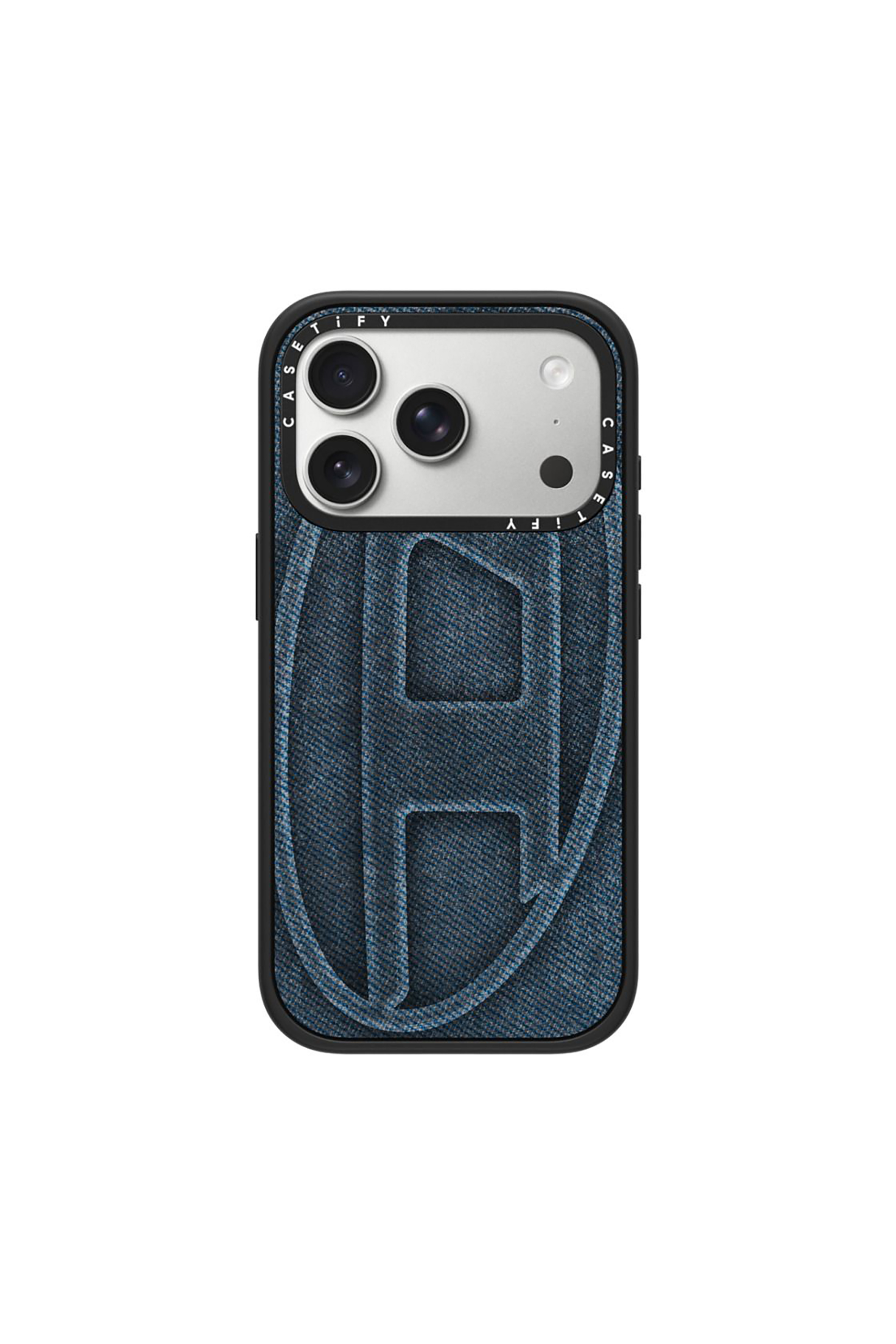 Diesel Unisex Azul Marino - Funda Oval D Impact Por Iphone Pro - Fundas Talla 17