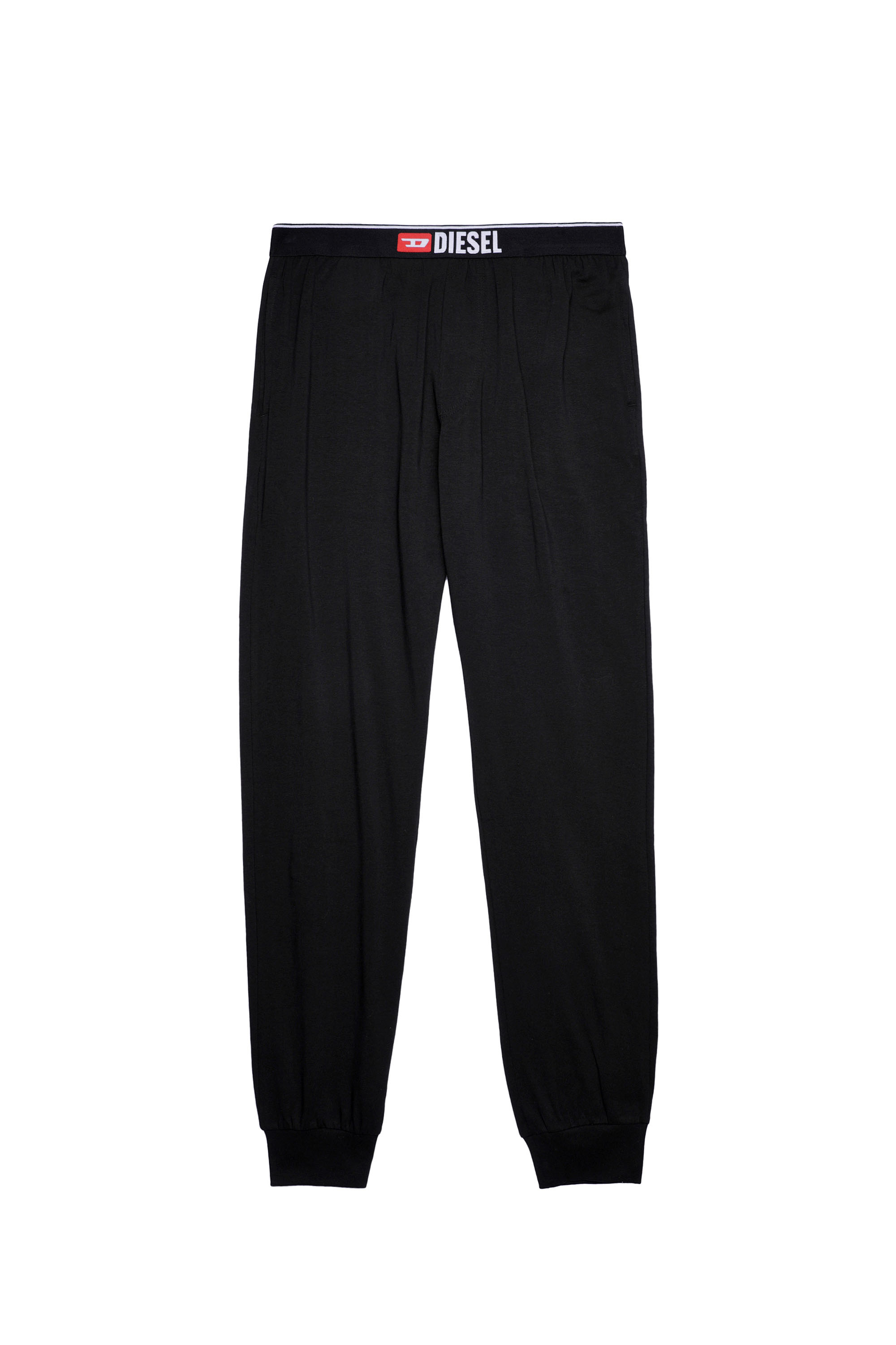 Diesel - Pantaloni pigiama in cotone stretch - Pantaloni - Uomo - Nero