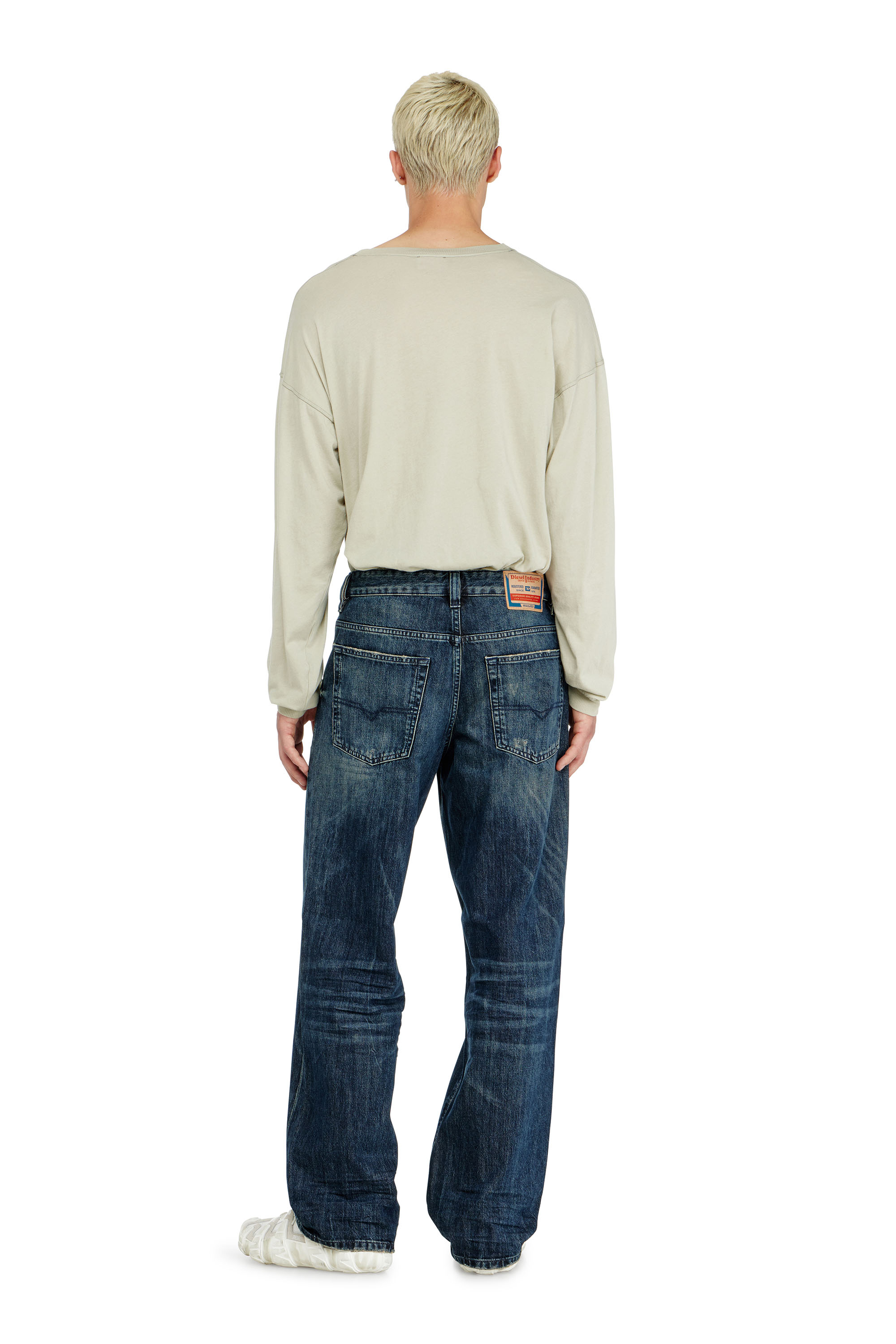 Diesel - Man's Relaxed Jeans 2001 D-Macro 0ADBZ, Dark Blue - 3
