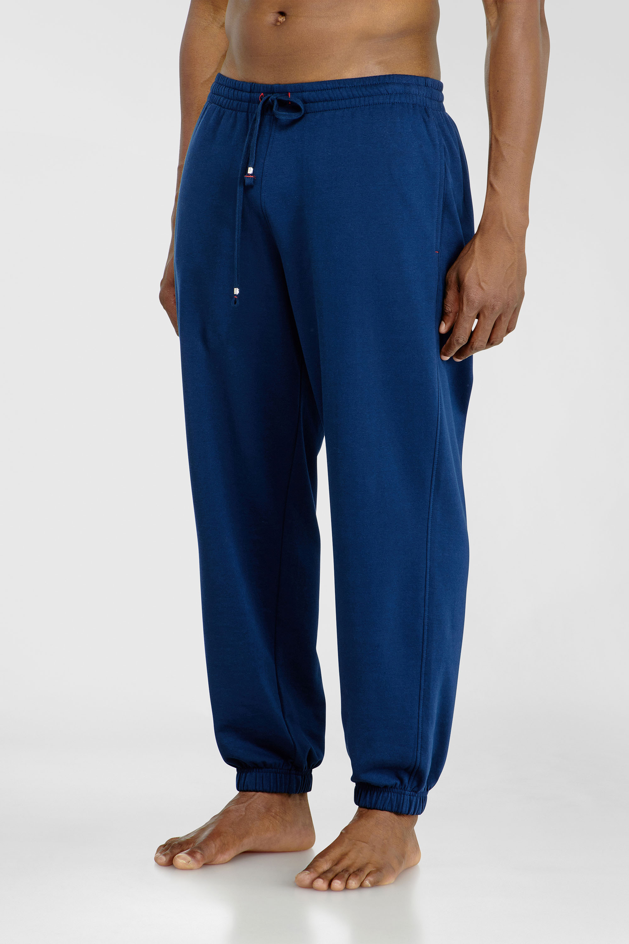 Diesel - Sweatpants in peached cotton blend - Pants - Man - Blue