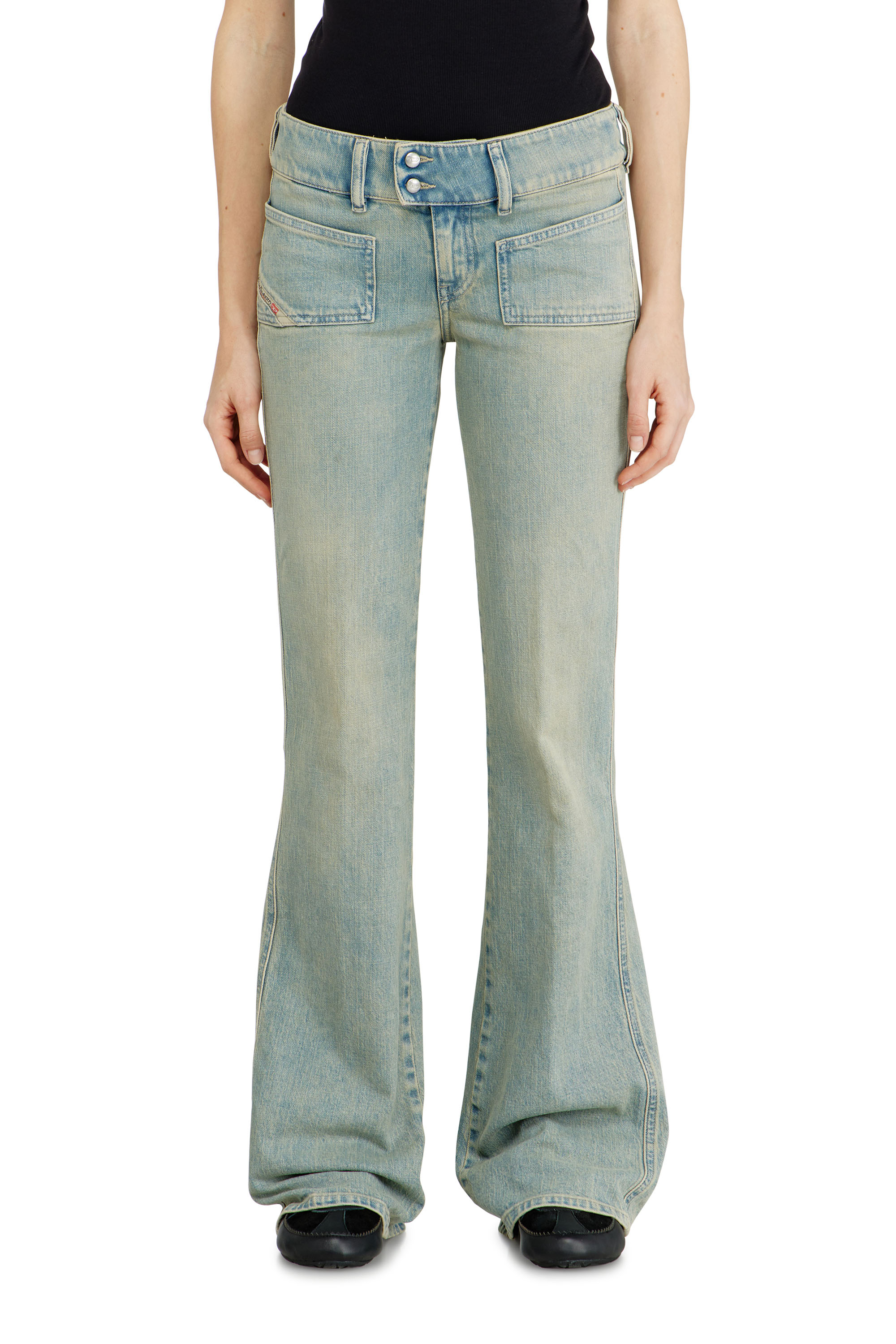 Diesel - Woman's Bootcut Jeans D-Hush 09N33, Medium blue - 4