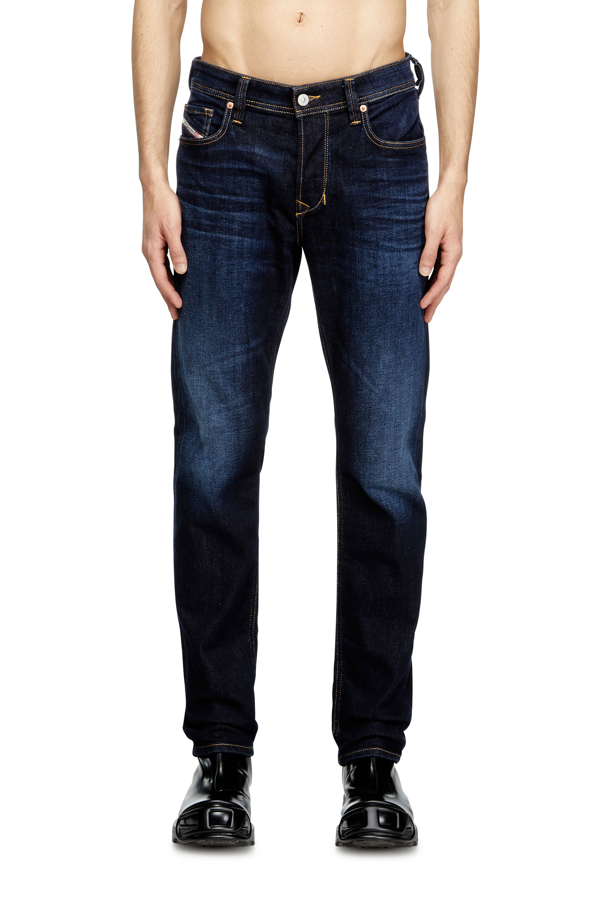 Diesel Blu Uomo - Jeans Regular Vita Bassa 1986 Larkee-Beex - Jeans Taglia 33