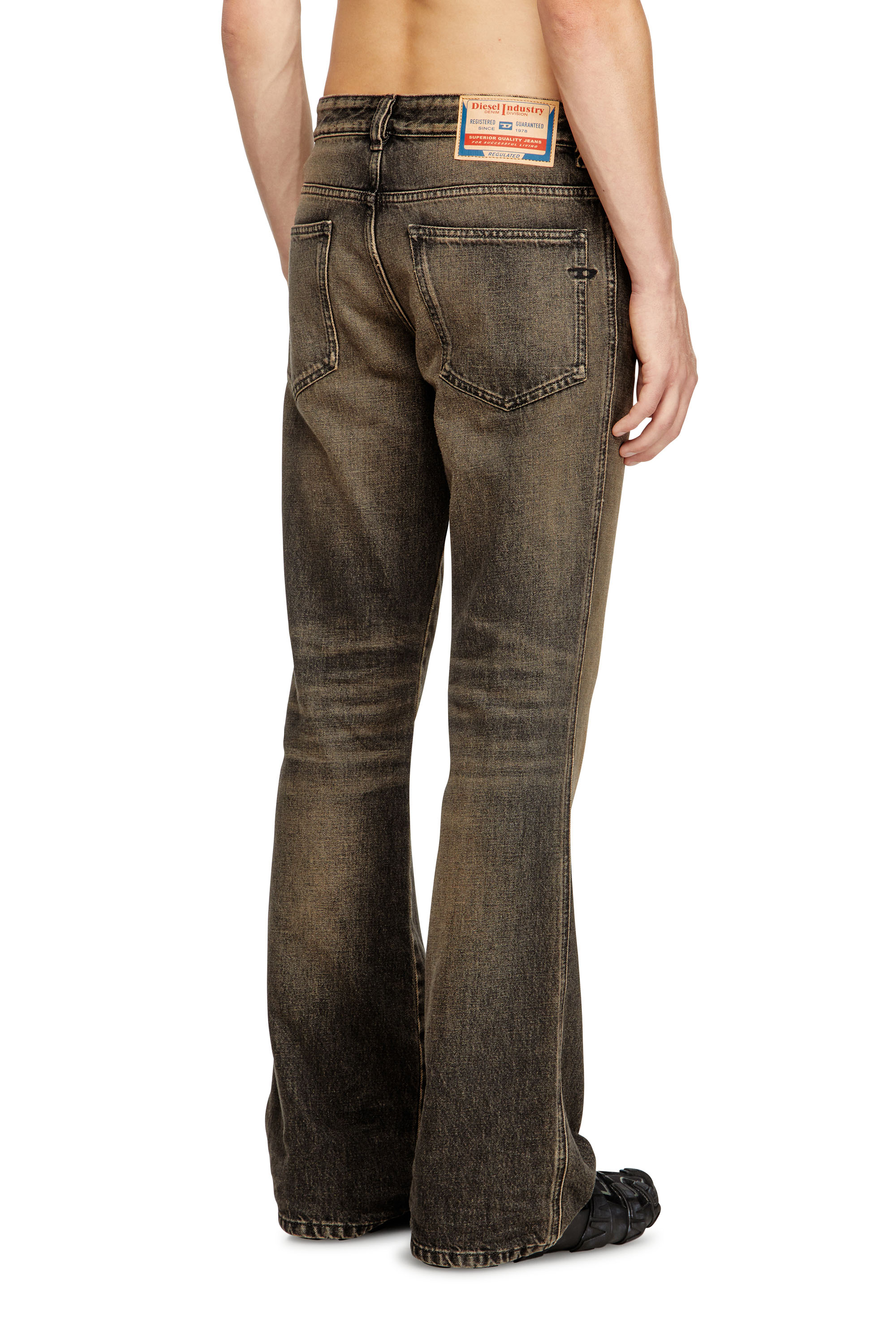 Diesel - Man's Bootcut Jeans 1998 D-Buck 007AX, Black/Dark grey - 4